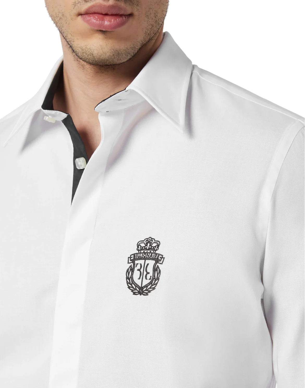 Shirt Silver Cut LS Slim Fit, цвет: Белый