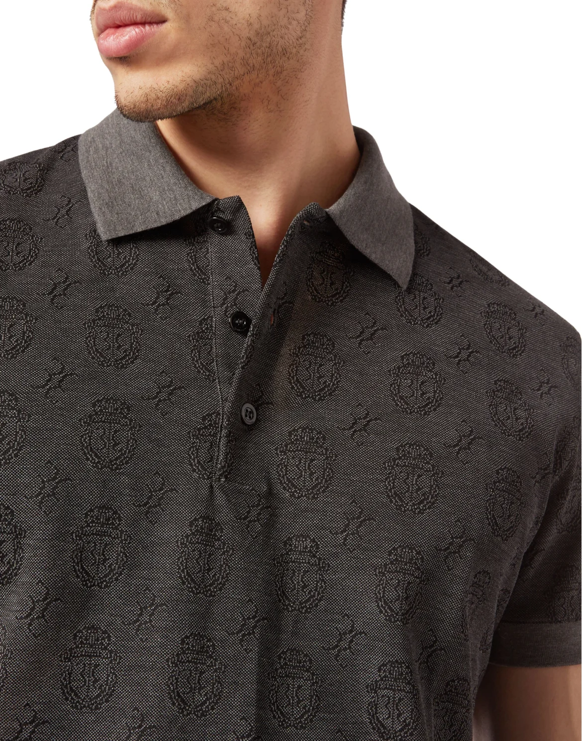 Polo Shirt SS, цвет: Серый