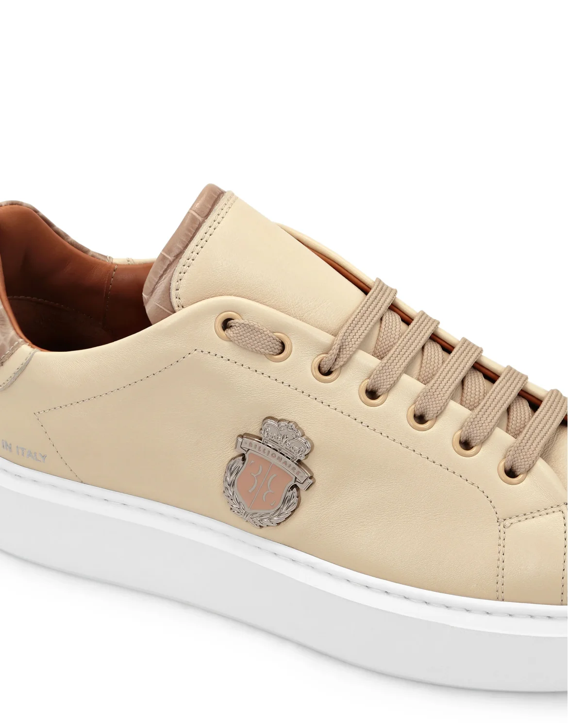 Sneakers Mid-Top Platforms, цвет: Бежевый