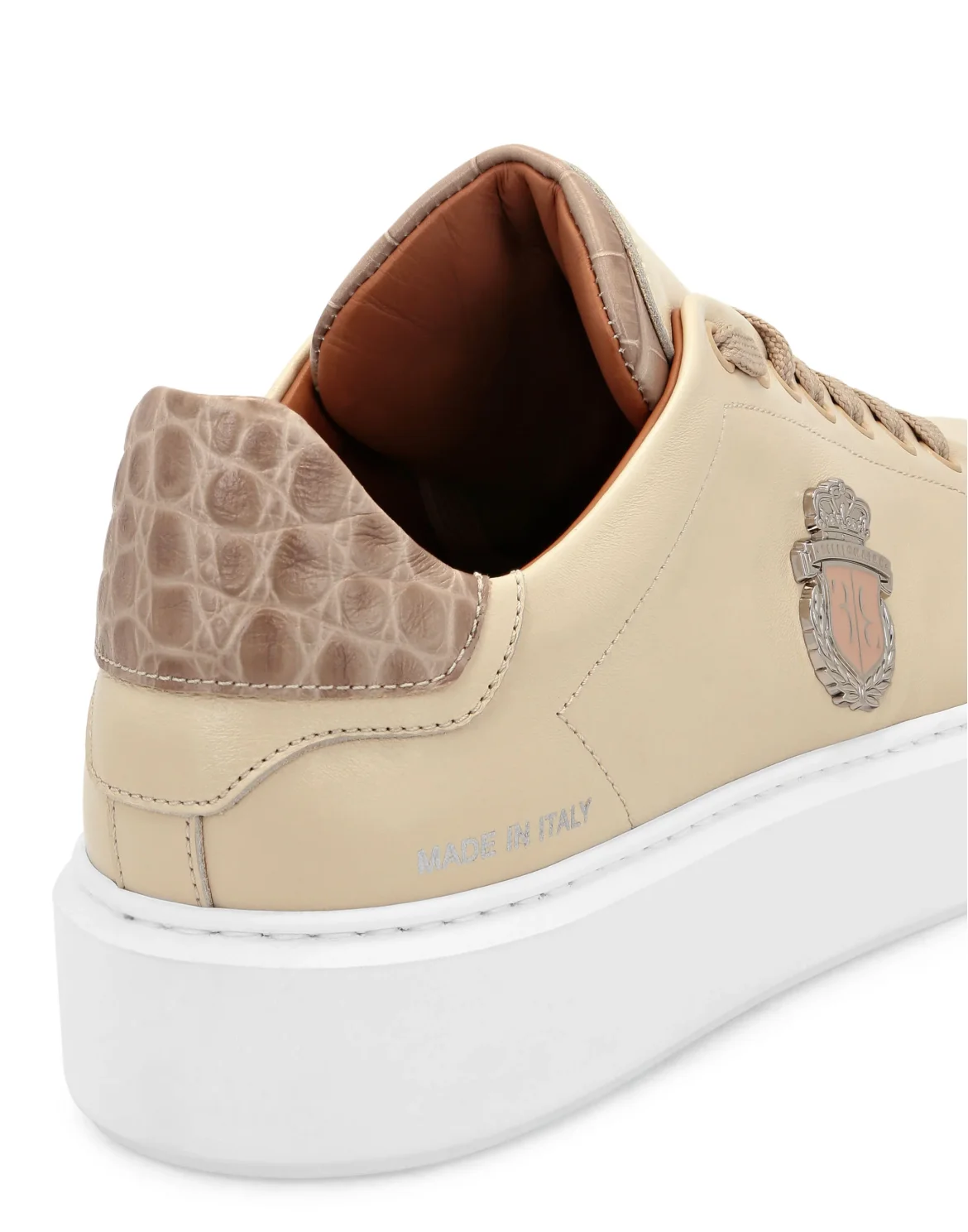 Sneakers Mid-Top Platforms, цвет: Бежевый