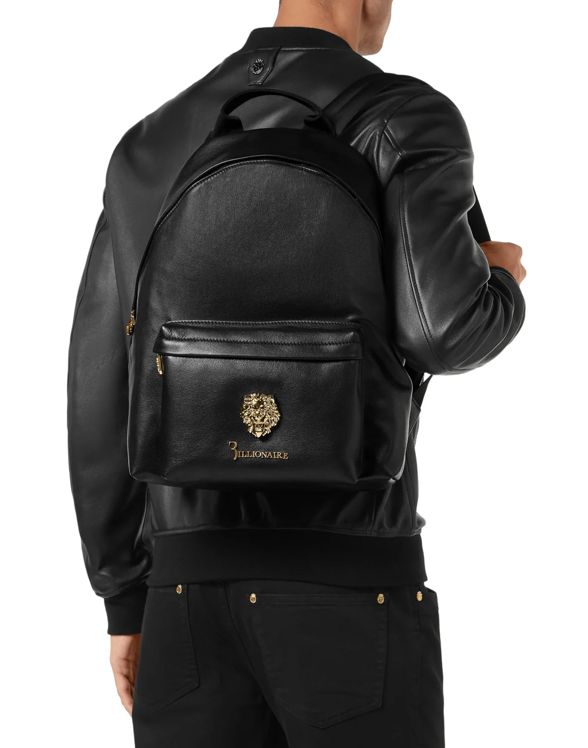Leather Backpack, цвет: Черный