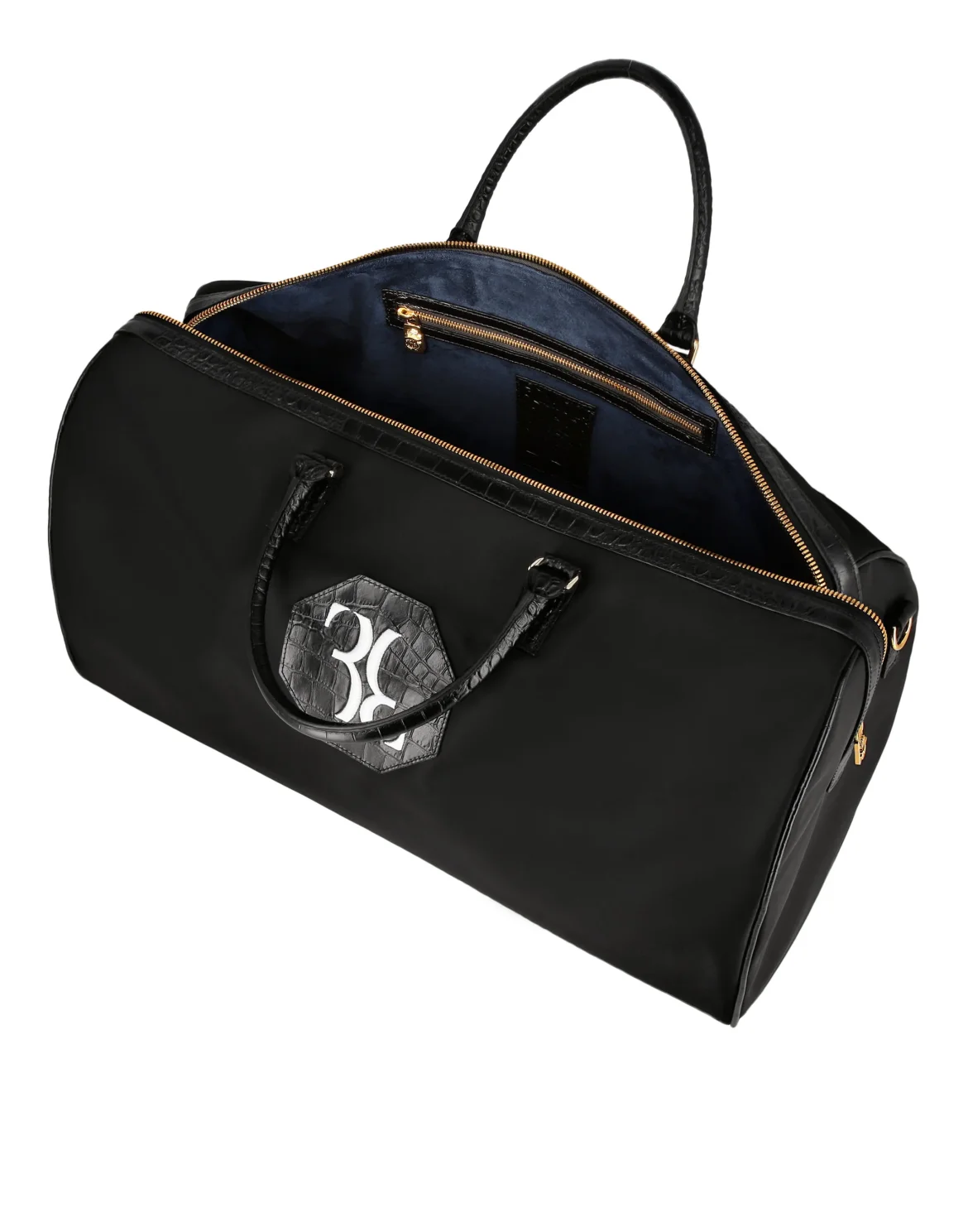 Crocco Printed Travel Bag, цвет: Черный