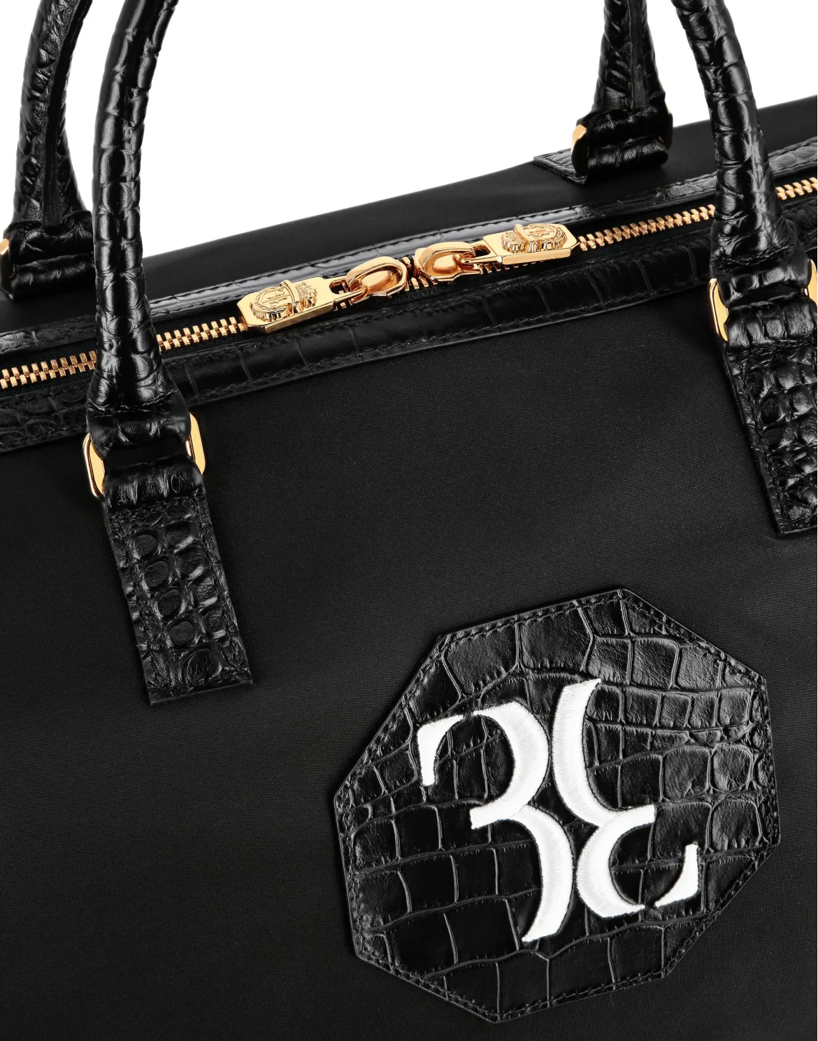 Crocco Printed Travel Bag, цвет: Черный