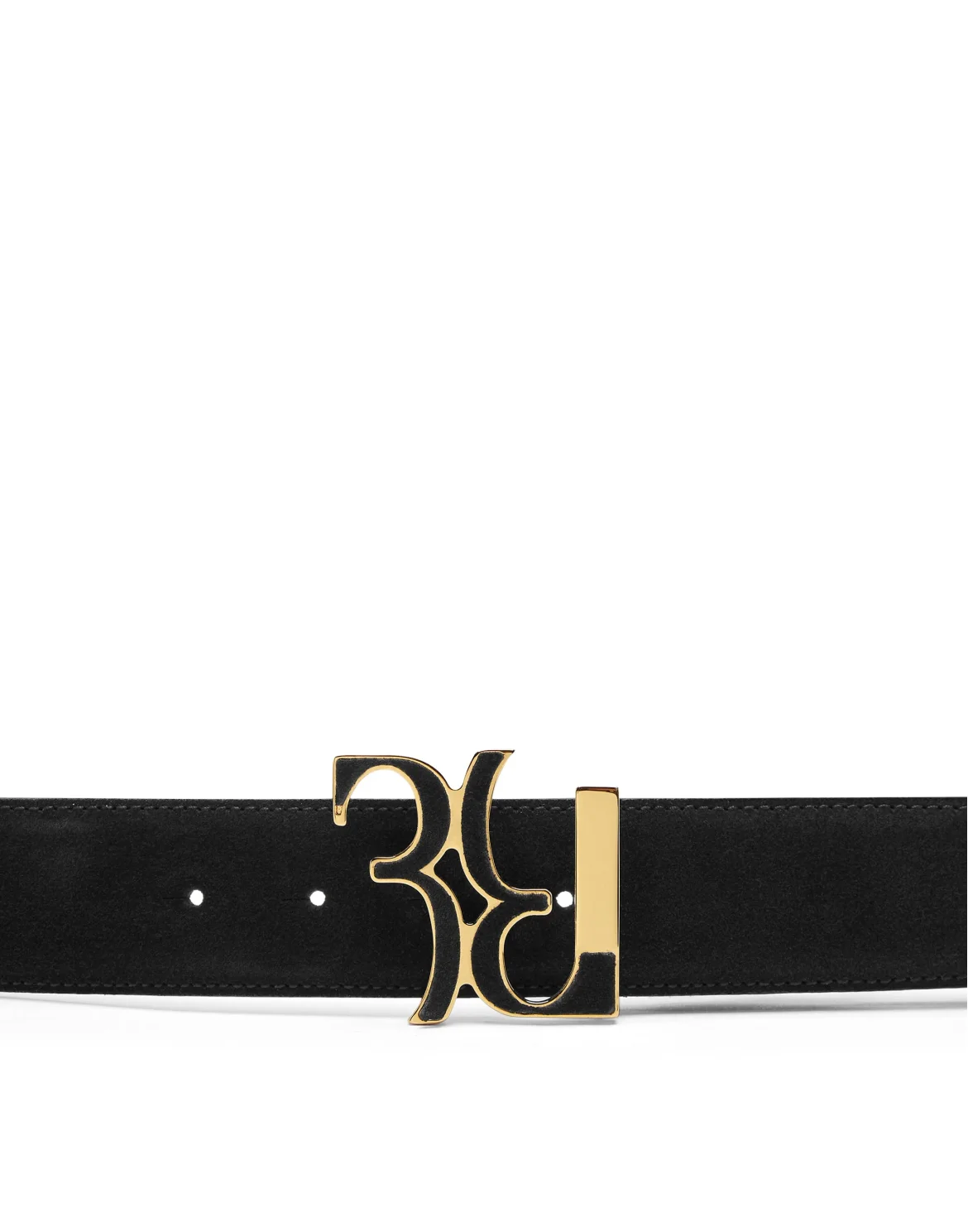 Suede Belt, цвет: Черный