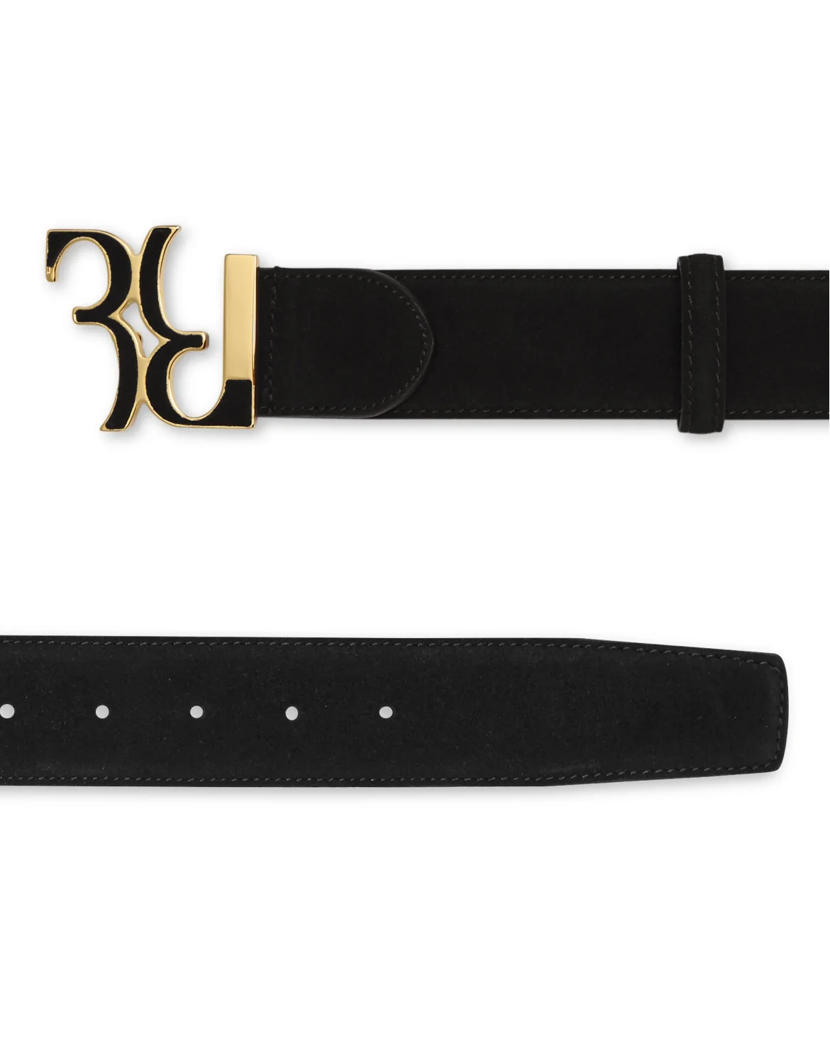 Suede Belt, цвет: Черный
