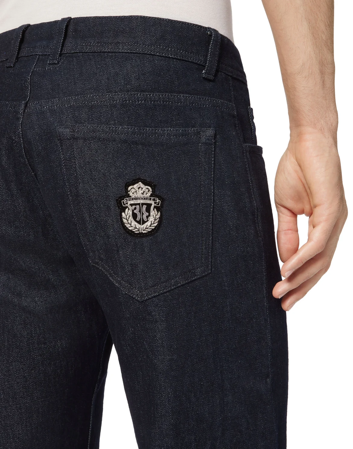 Denim Trousers Regular Fit, цвет: Синий