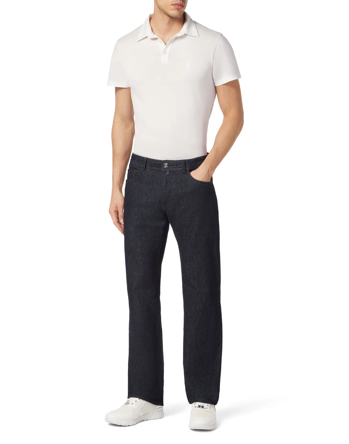Denim Trousers Regular Fit, цвет: Синий