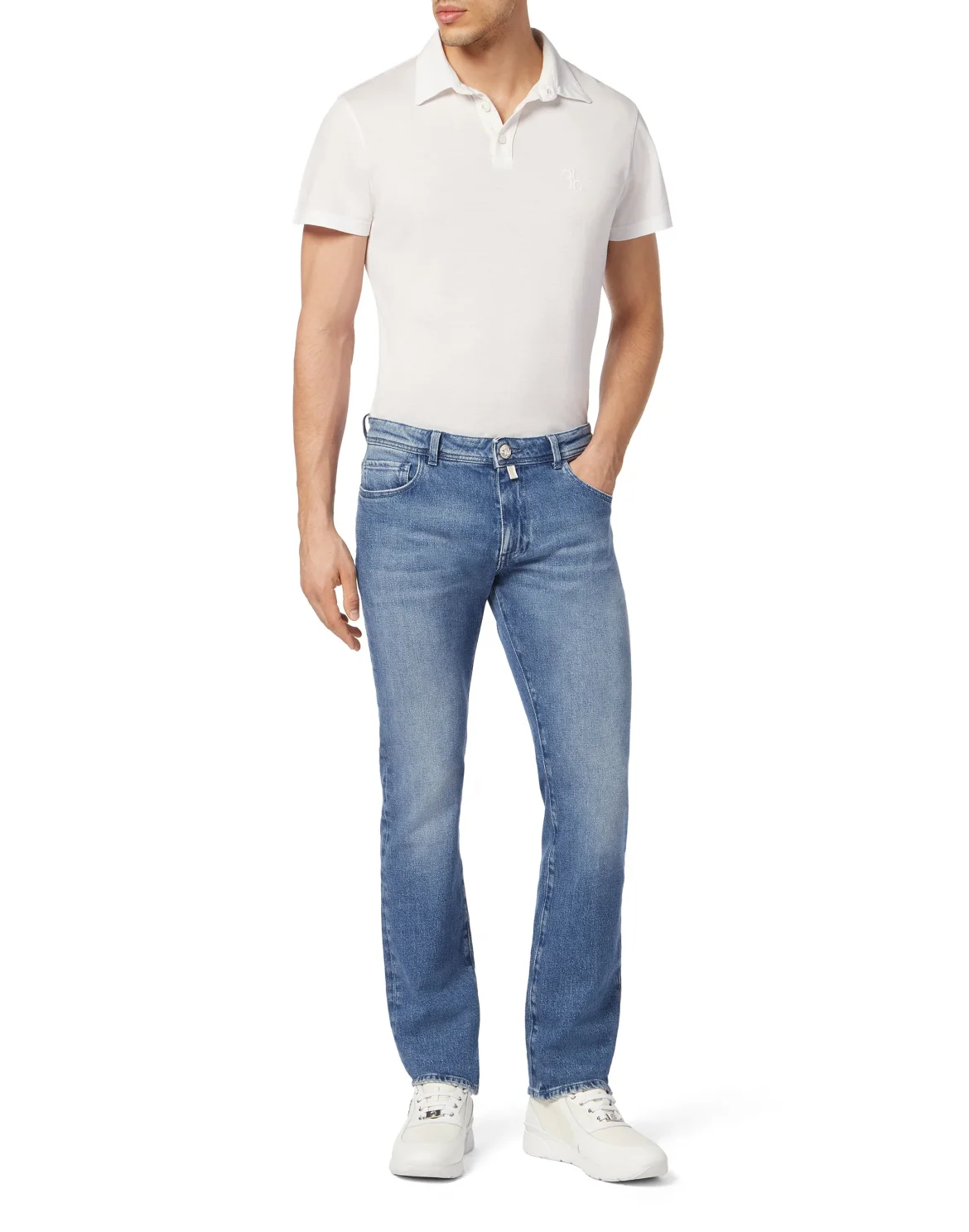 Denim Trousers Super Straight Cut, цвет: Голубой