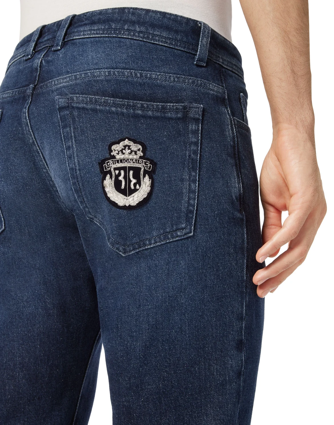 Denim Trousers Super Straight Cut, цвет: Синий