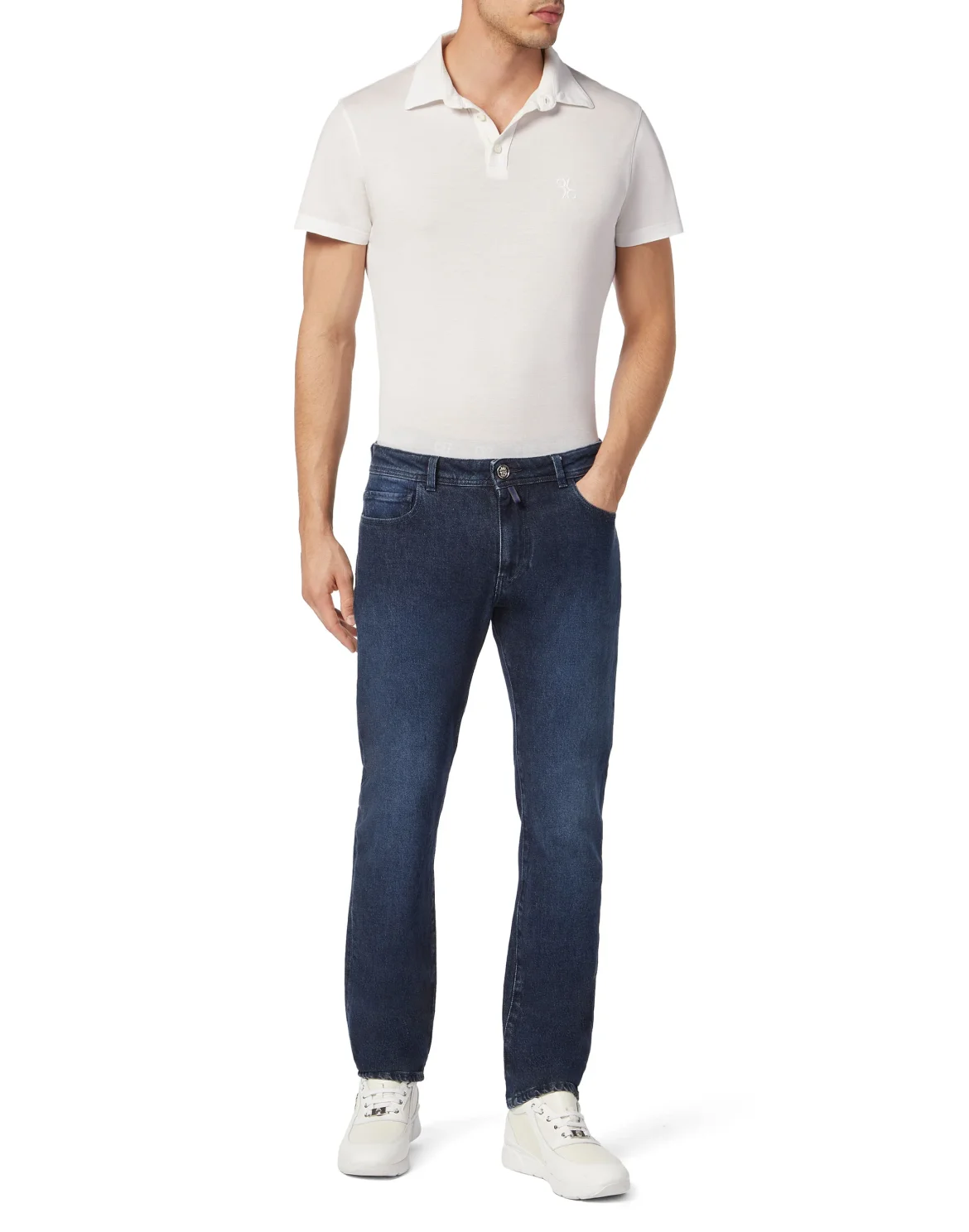 Denim Trousers Super Straight Cut, цвет: Синий