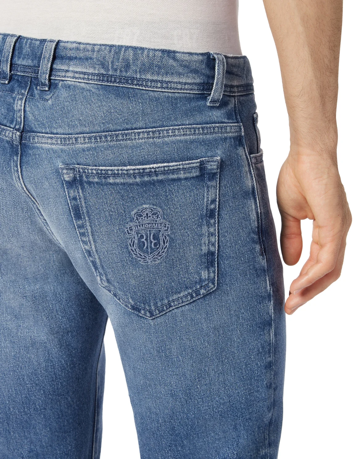 Denim Trousers Regular fit, цвет: Голубой