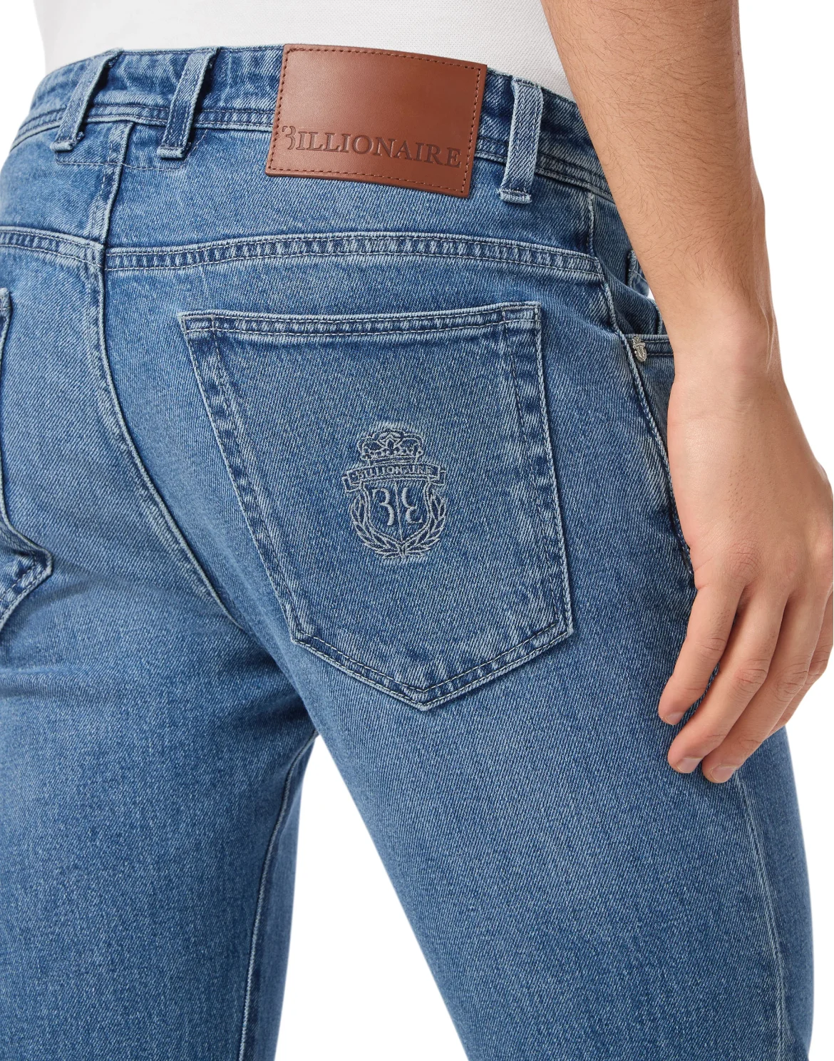 Denim Trousers Super Straight Cut, цвет: Голубой