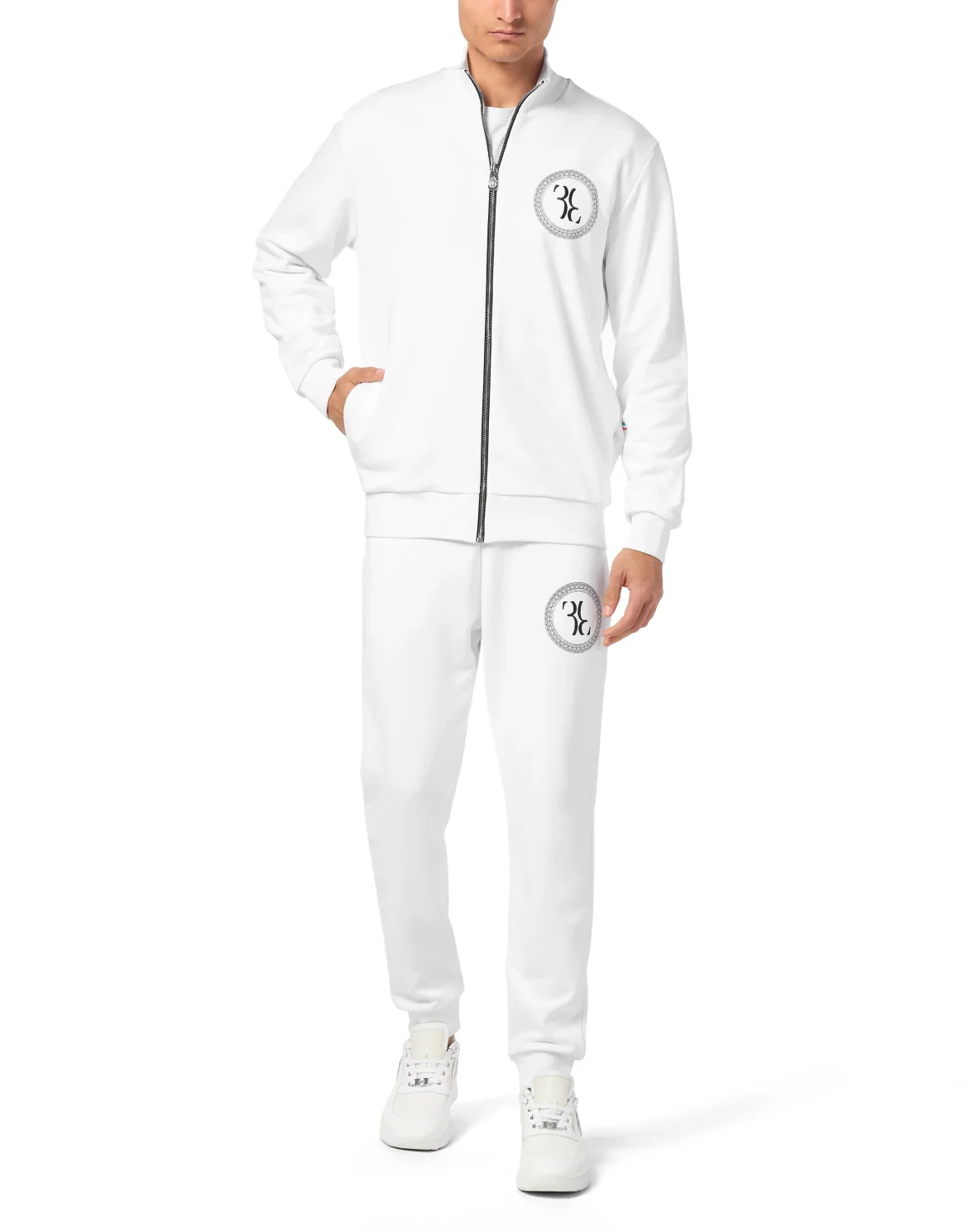 Jogging Tracksuit: Top/Trousers, цвет: Белый