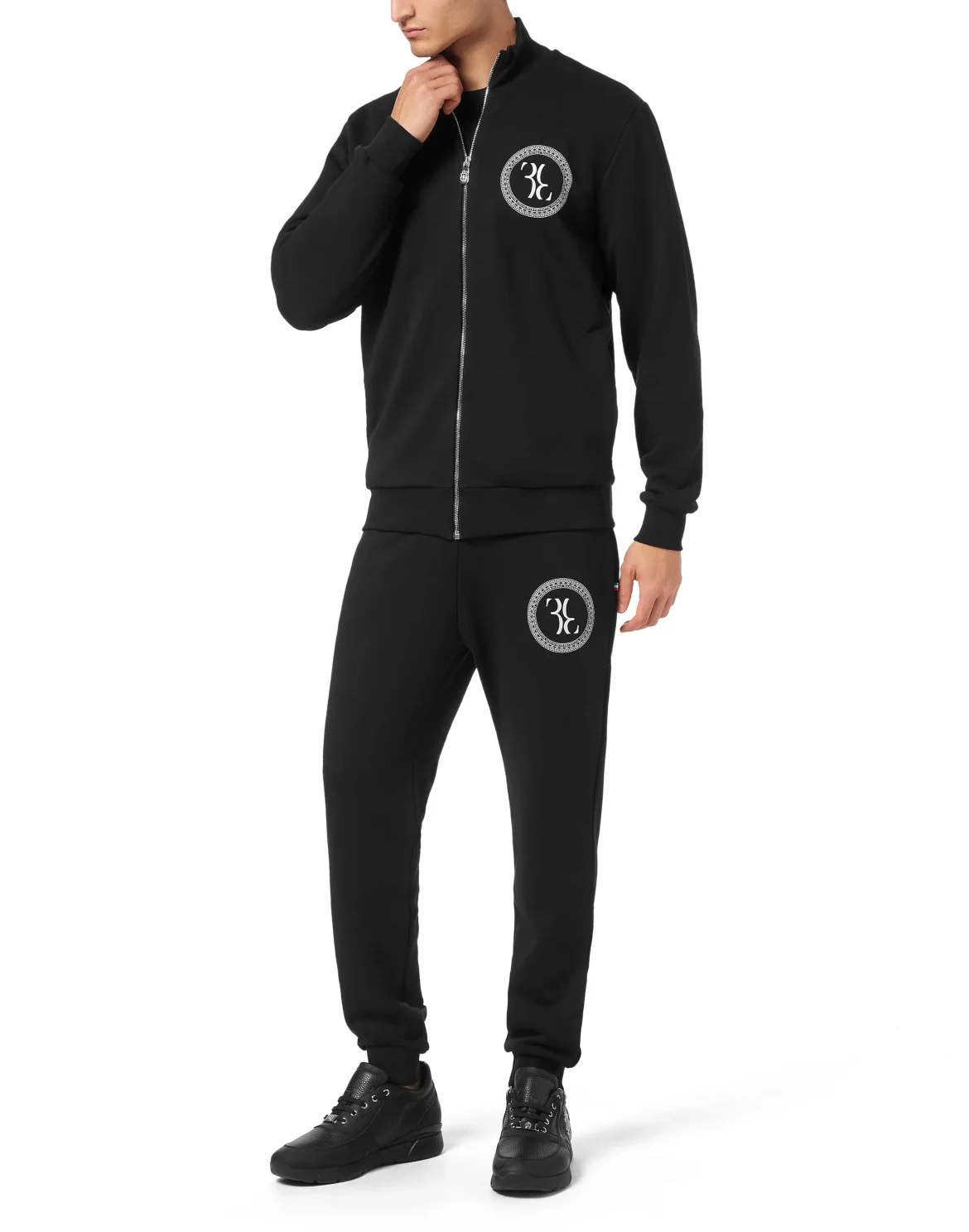 Jogging Tracksuit: Top/Trousers, цвет: Черный