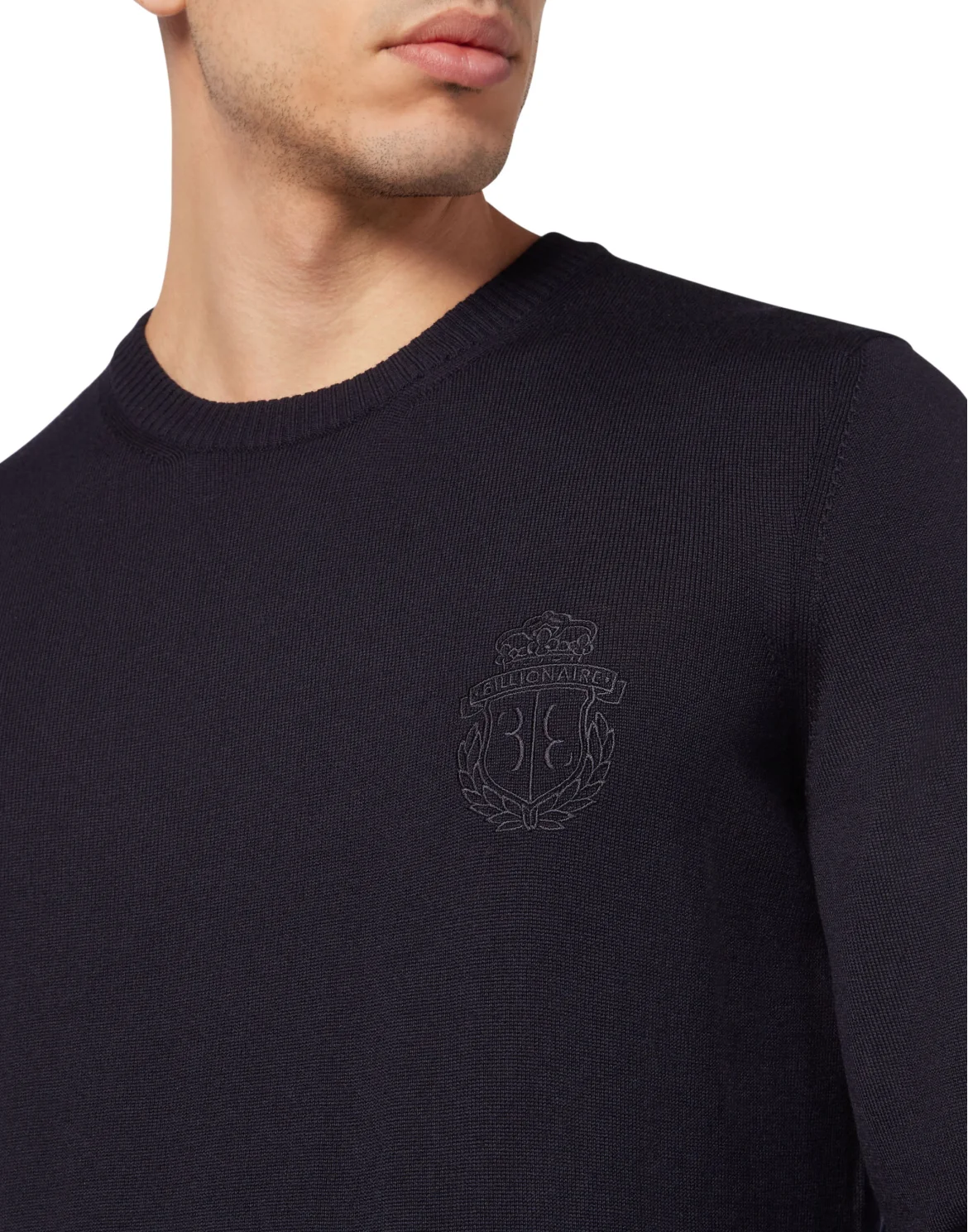Pullover Round Neck LS, цвет: Синий