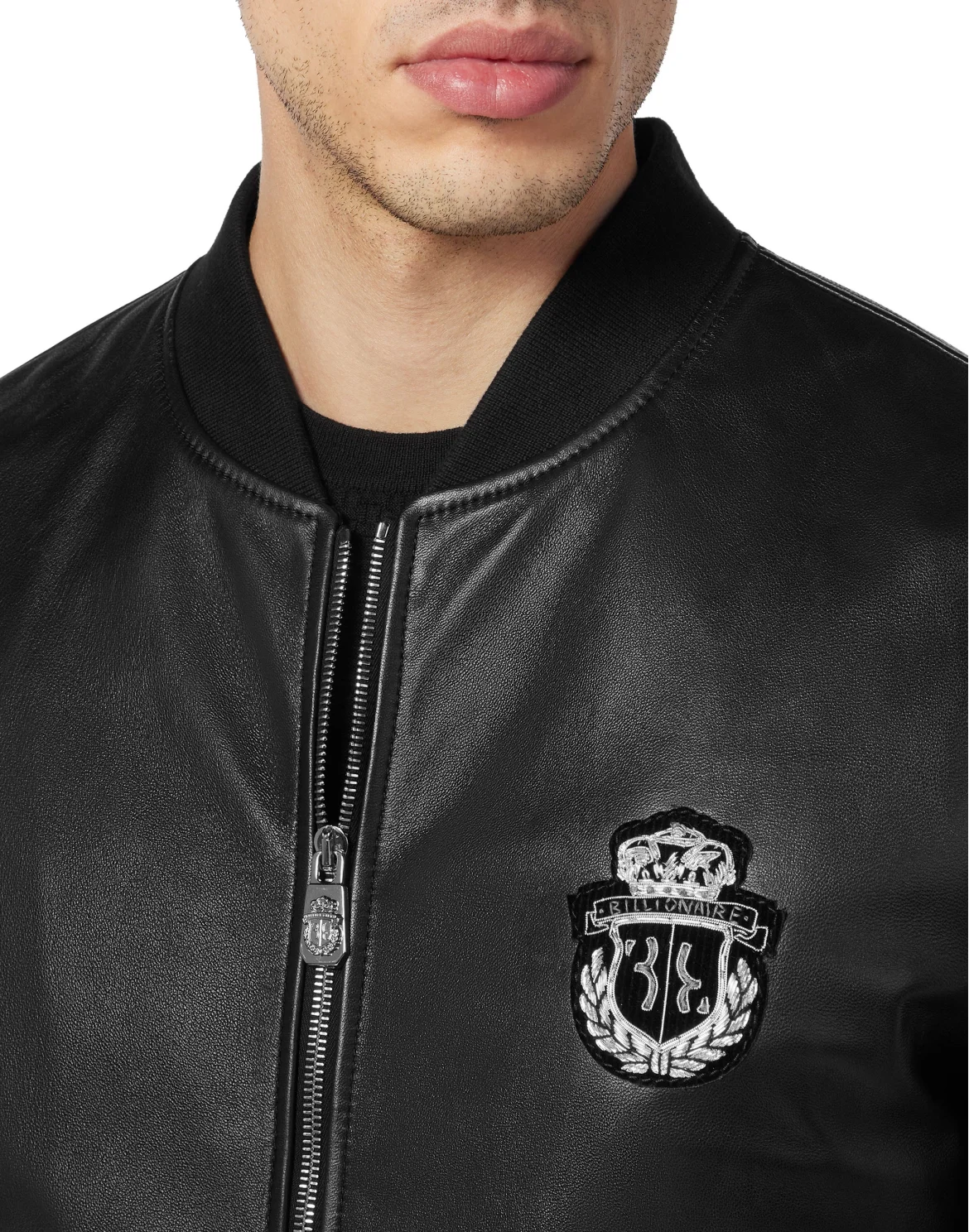 Leather Jacket, цвет: Черный