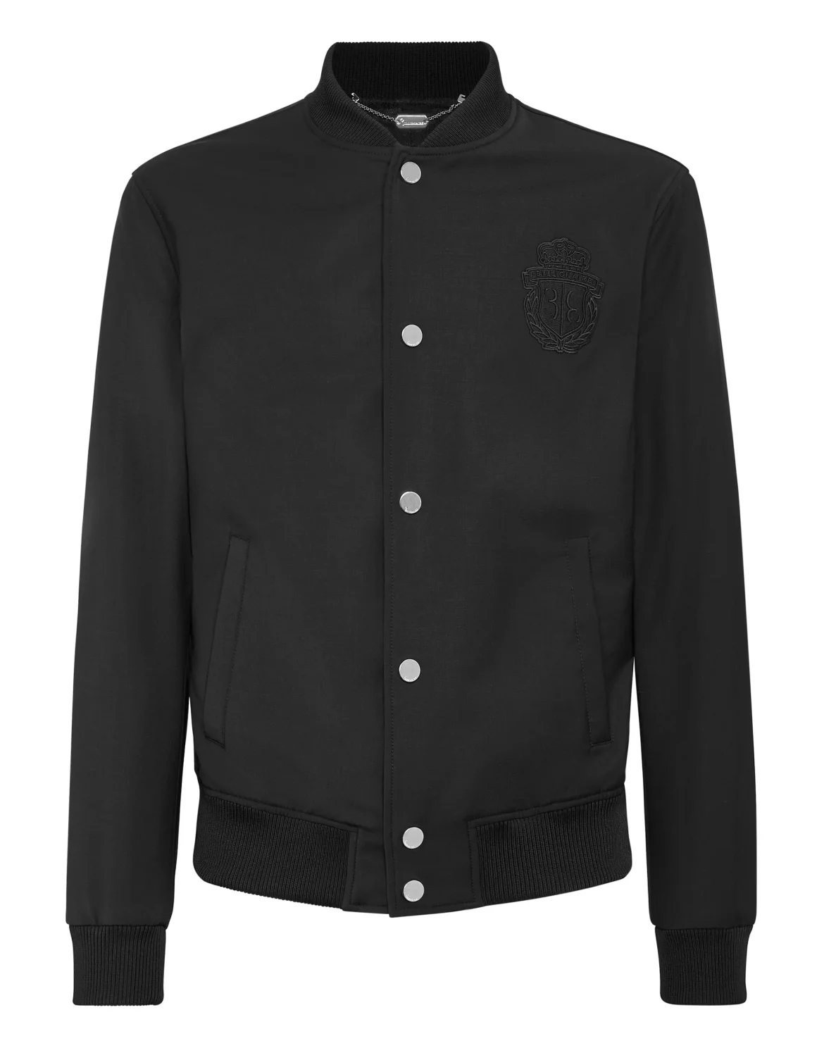 Wool Bomber Jacket, цвет: Черный