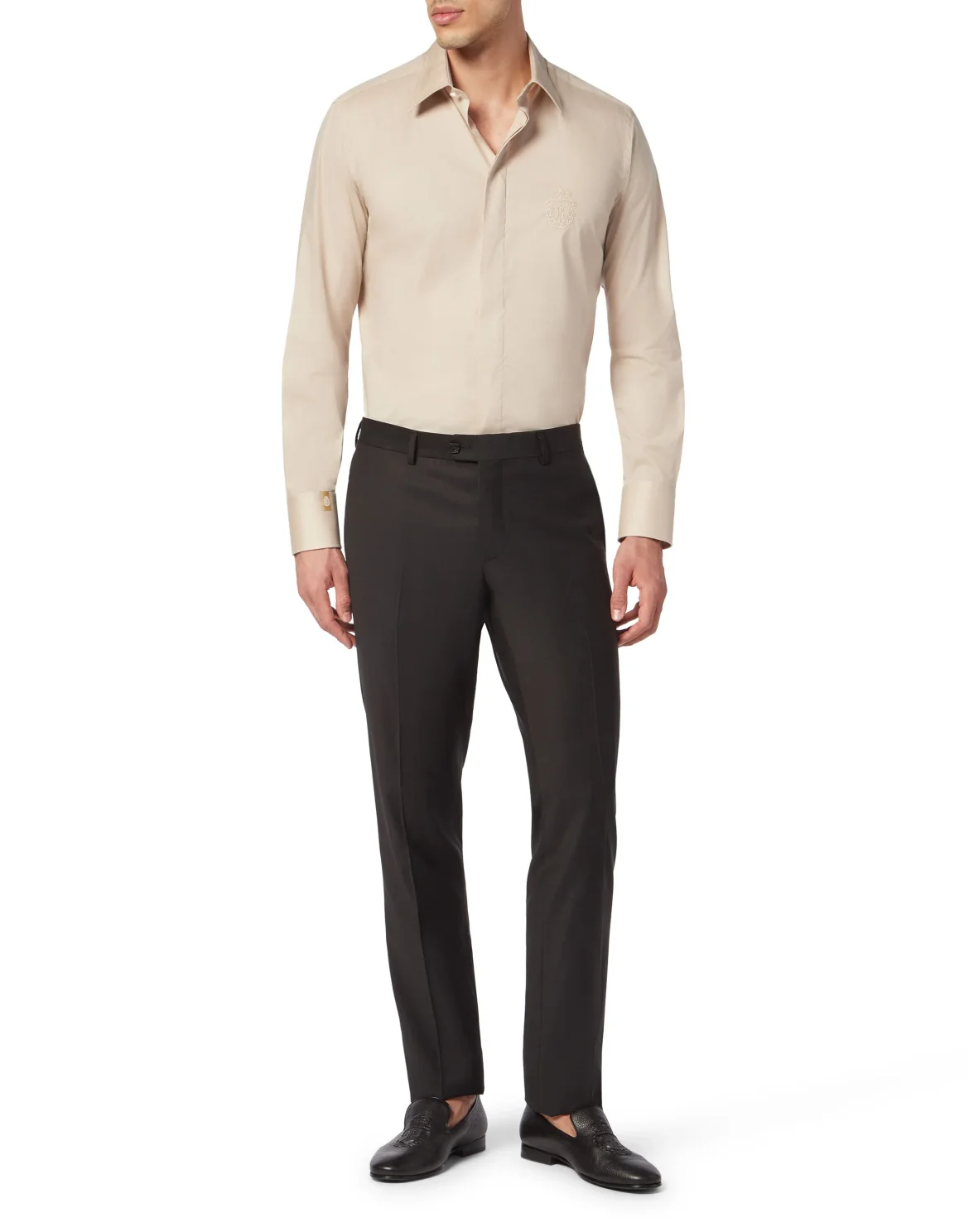 Shirt  Slim Fit, цвет: Бежевый