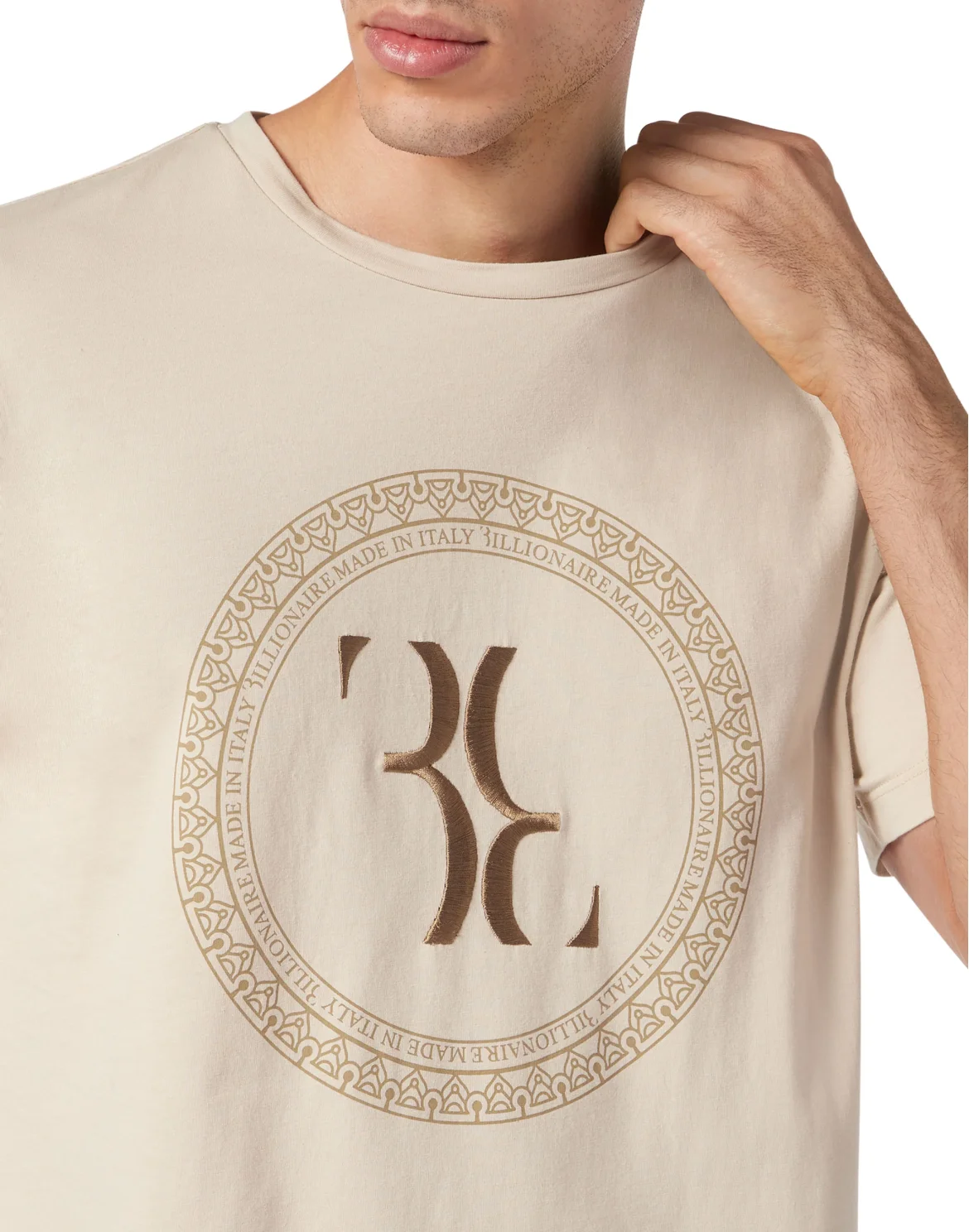 T-shirt Round Neck SS, цвет: Бежевый
