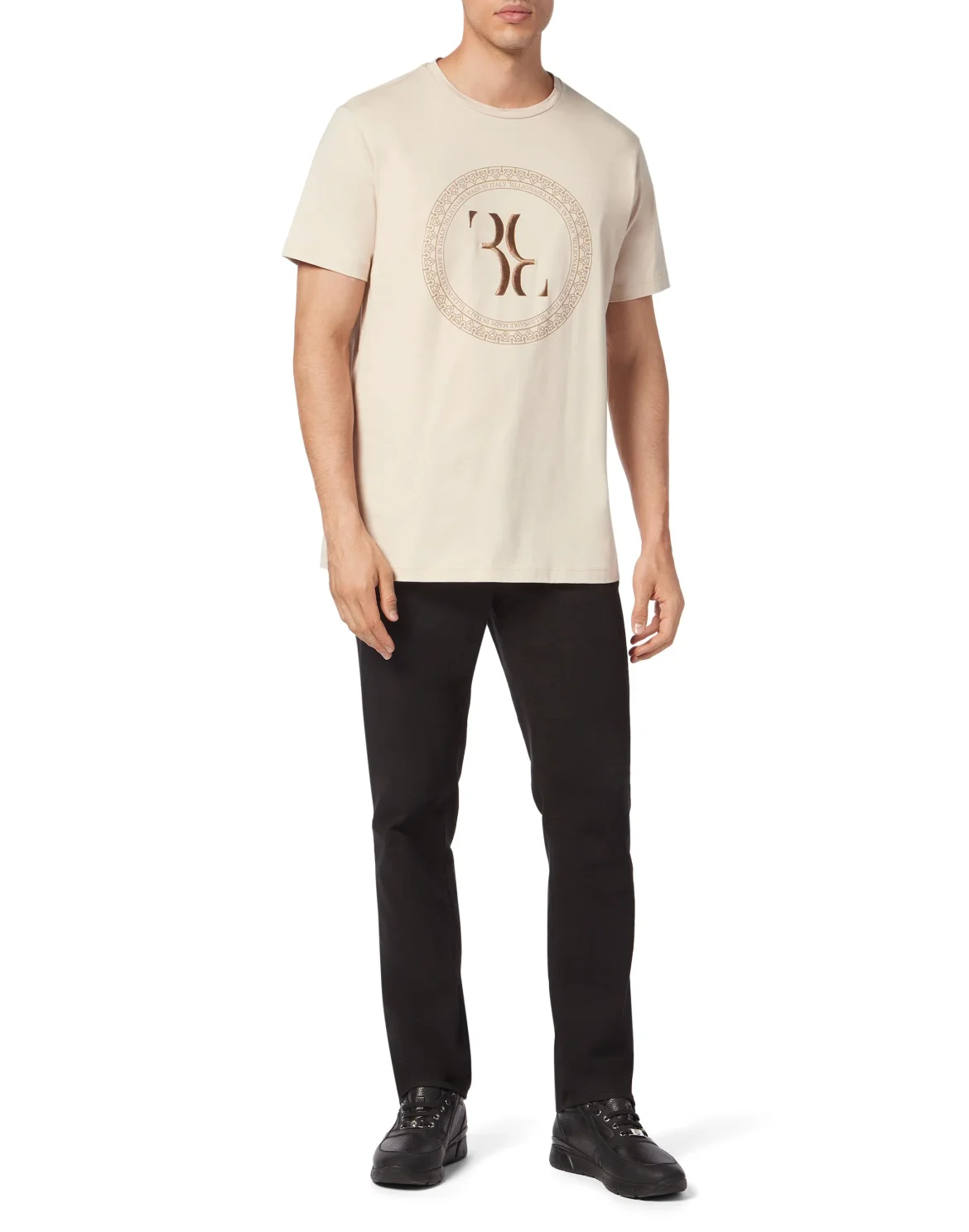 T-shirt Round Neck SS, цвет: Бежевый