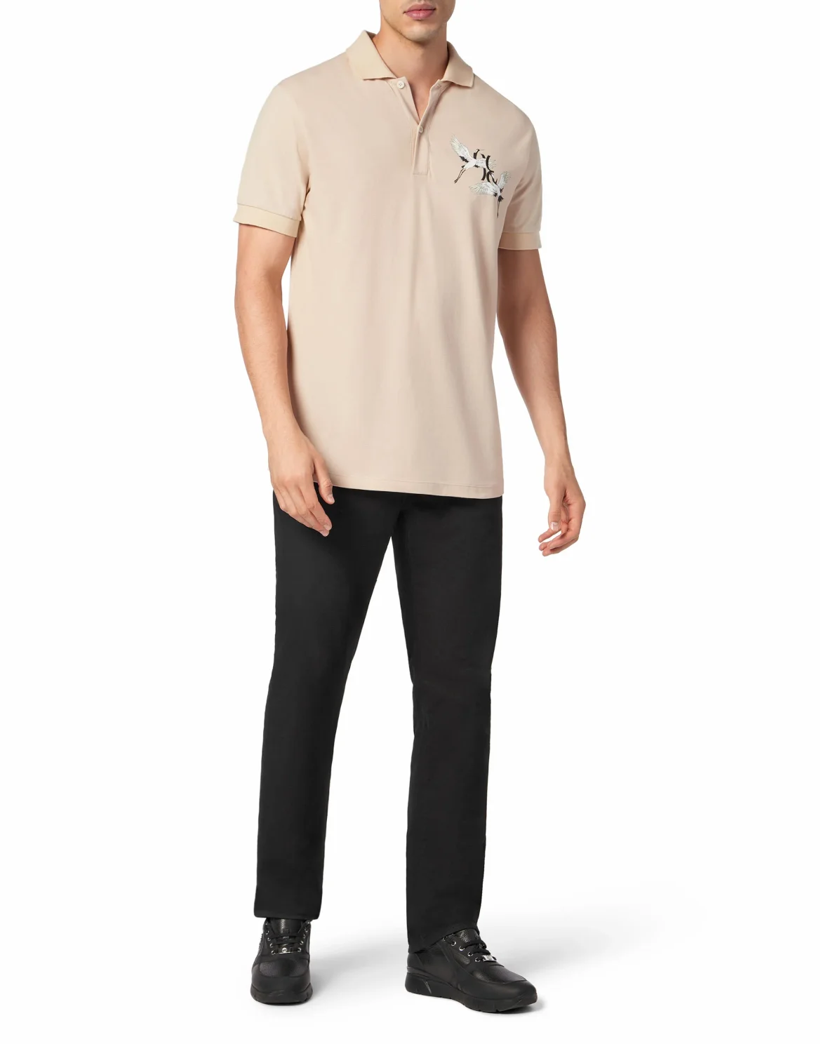 Piquet Polo Shirt, цвет: Бежевый