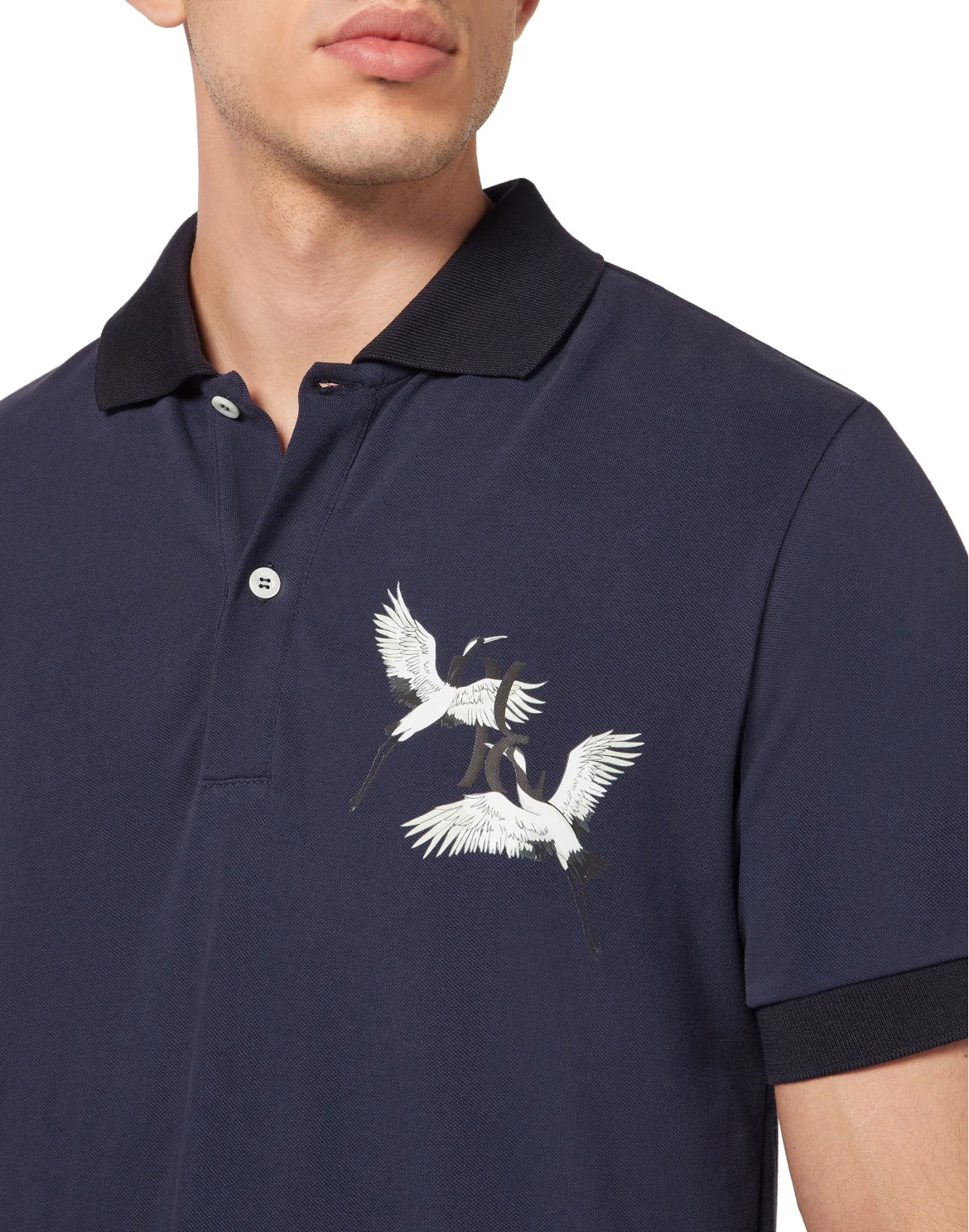Piquet Polo Shirt, цвет: Синий