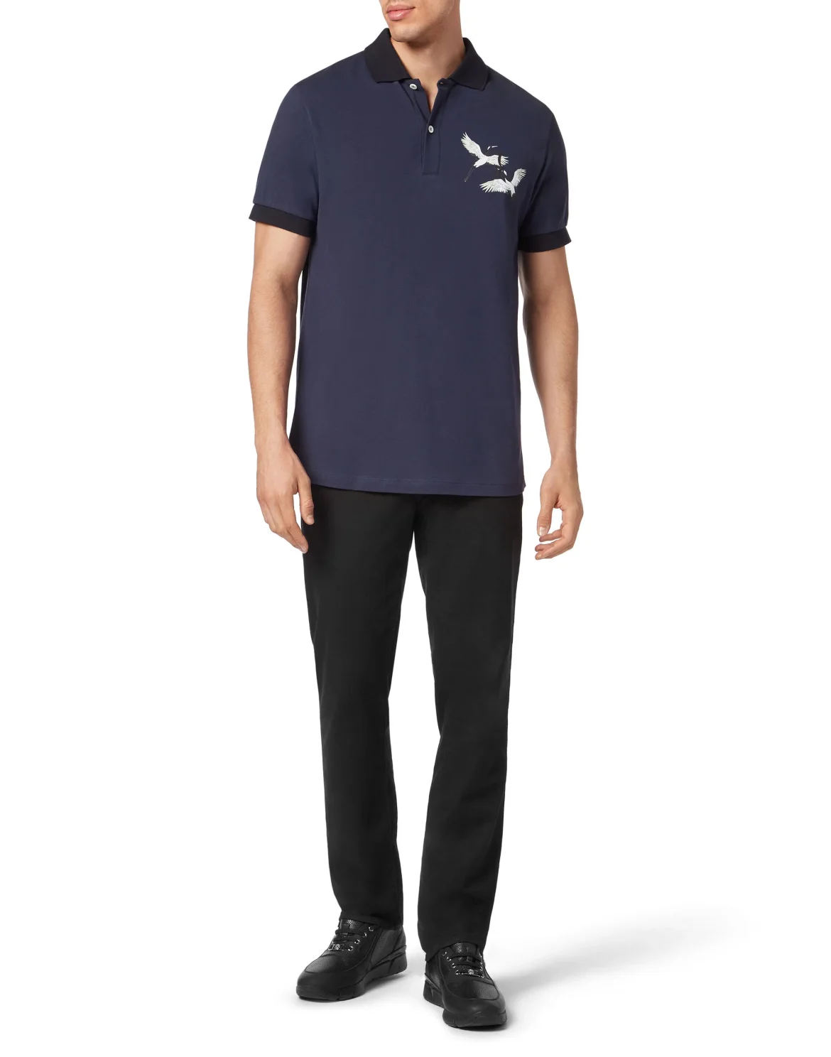 Piquet Polo Shirt, цвет: Синий