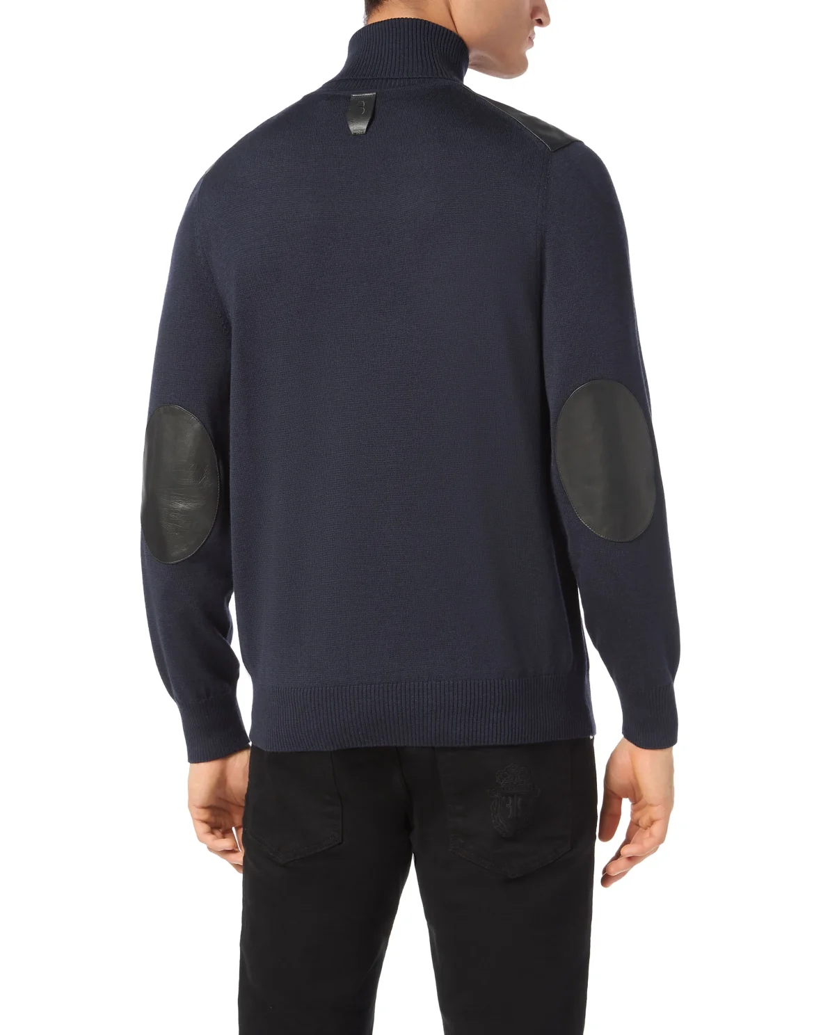Silk/Wool Turtle Neck LS, цвет: Синий
