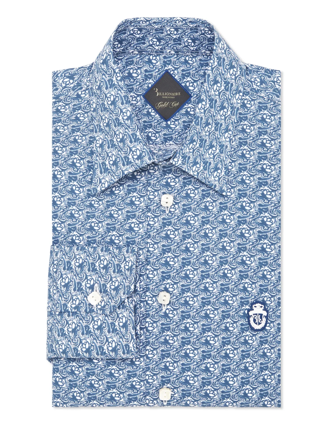 Shirt Gold Cut LS, цвет: Голубой