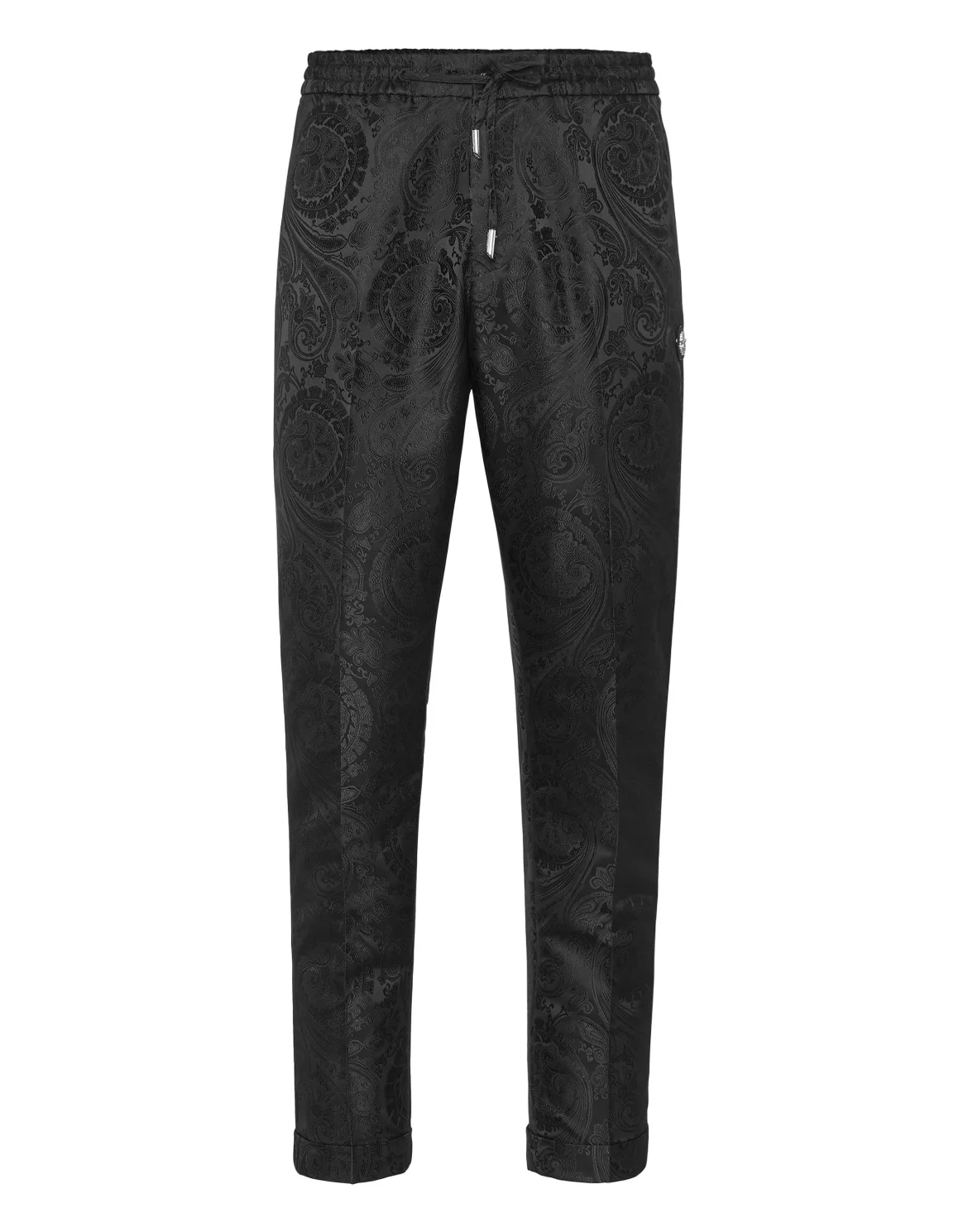 Jacquard Trousers, цвет: Черный