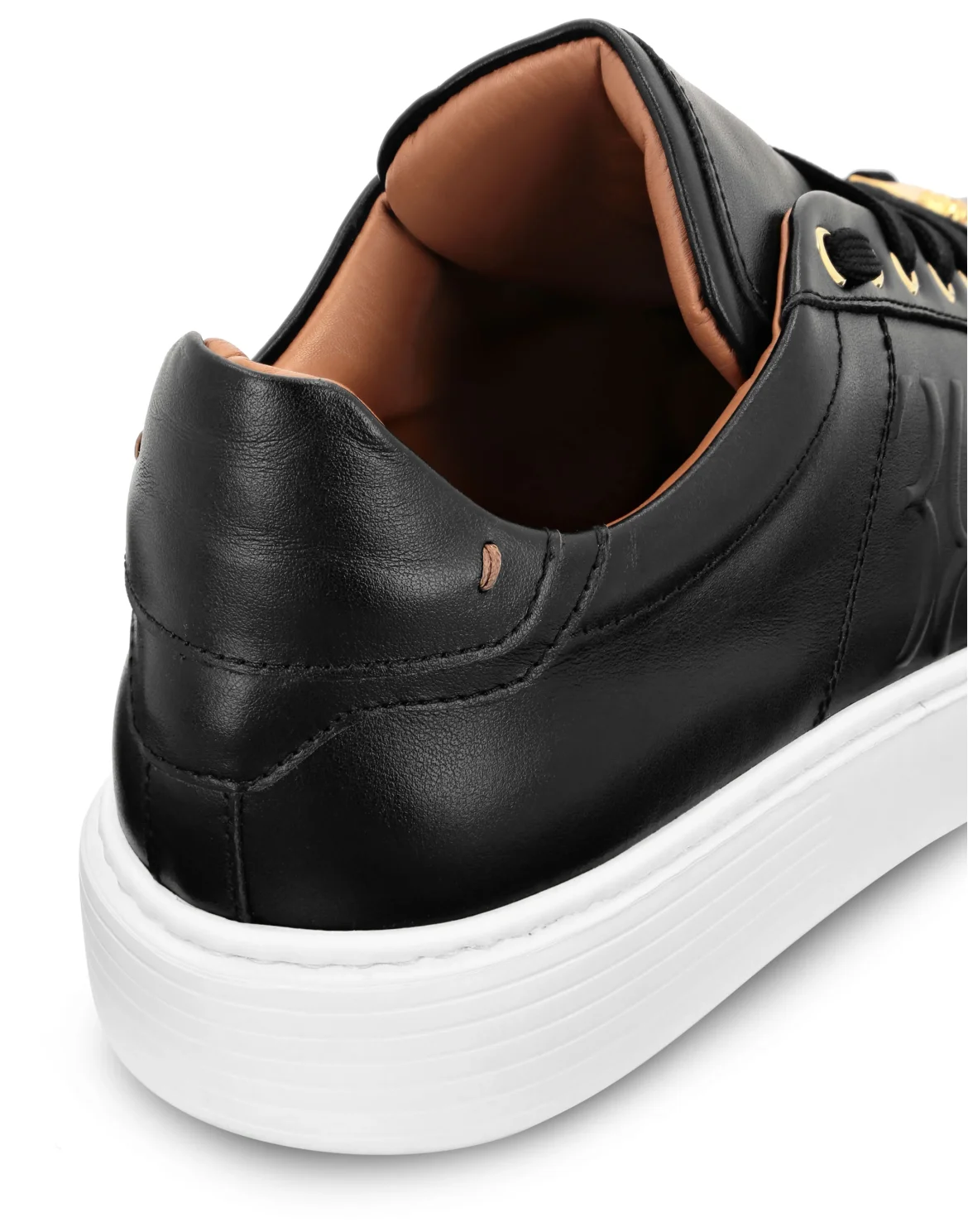 Nappa Lo-Top Sneakers, цвет: Черный