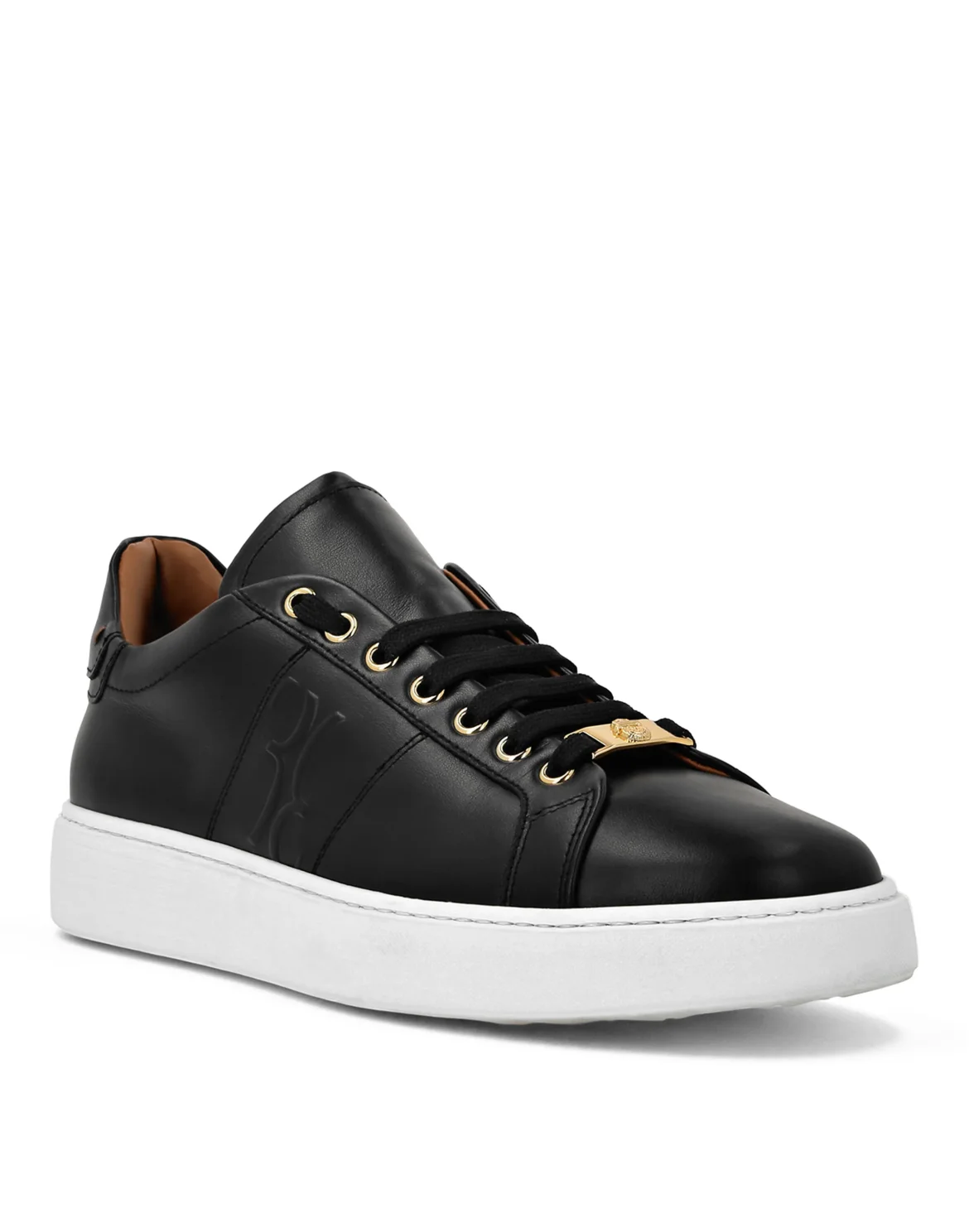 Nappa Lo-Top Sneakers, цвет: Черный