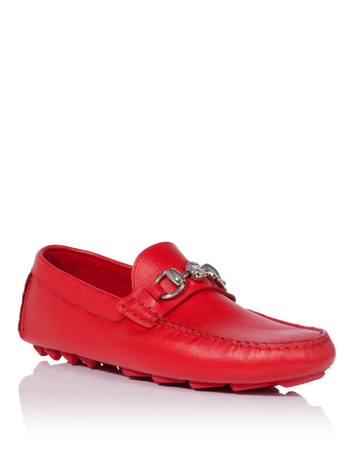 Mocassin "chrome", цвет: Красный