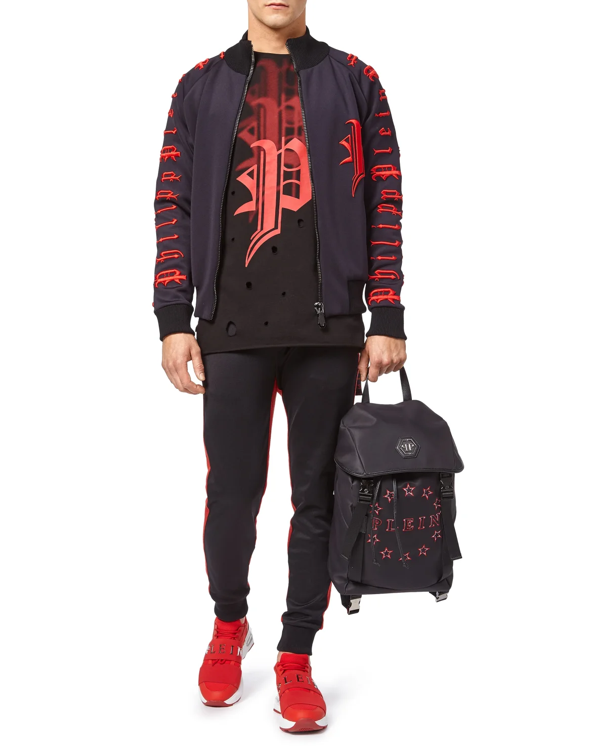 Jogging Jacket "Gothic P", цвет: Черный