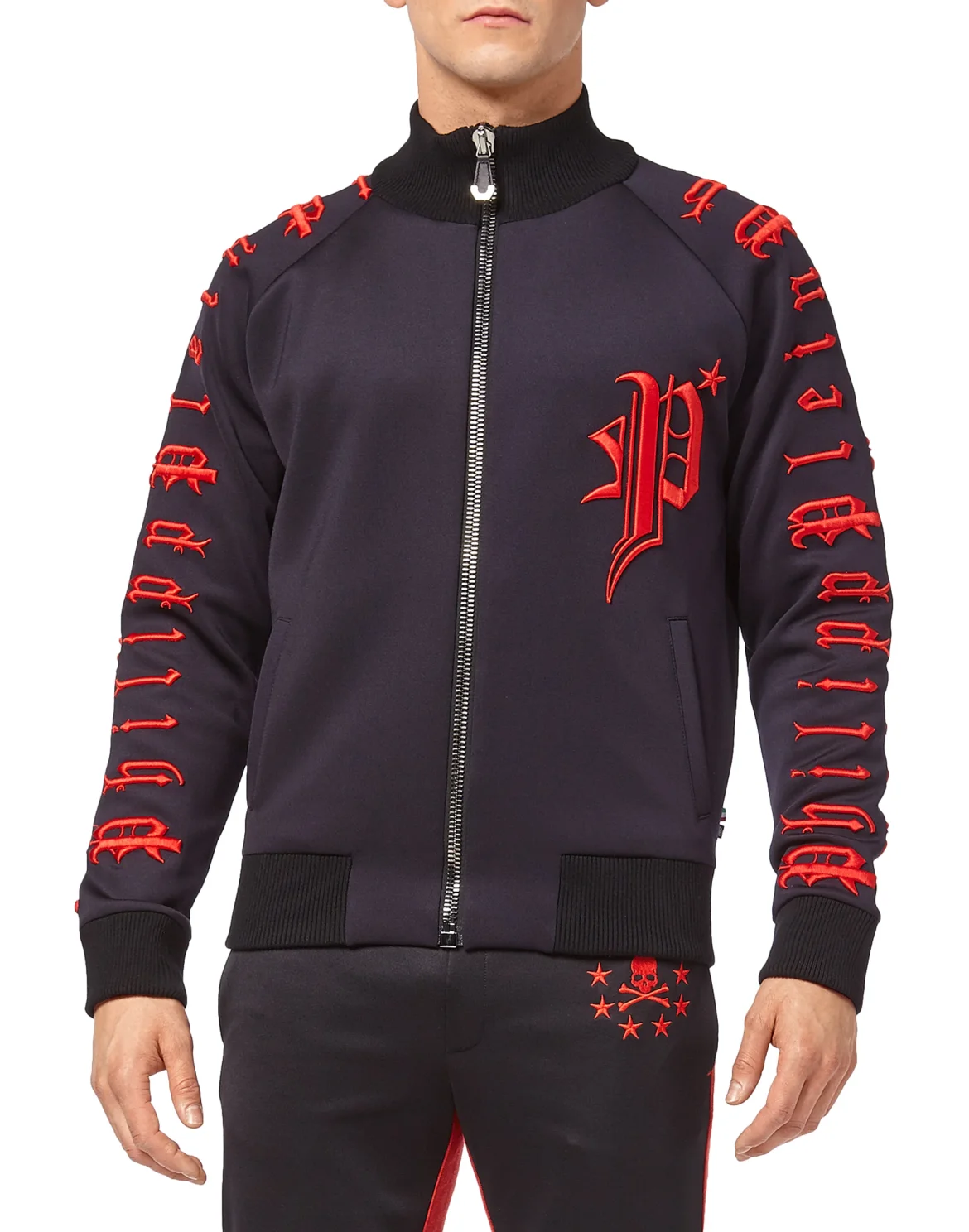 Jogging Jacket "Gothic P", цвет: Черный