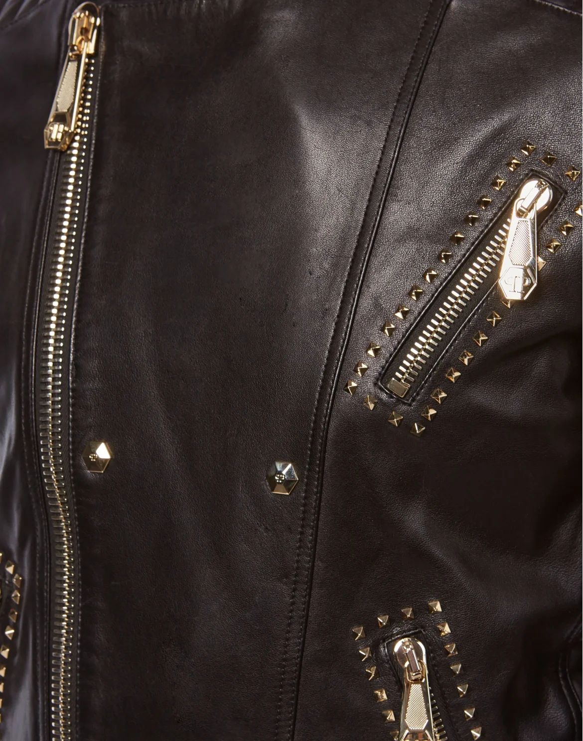 Leather Biker "Drive fast", цвет: Черный