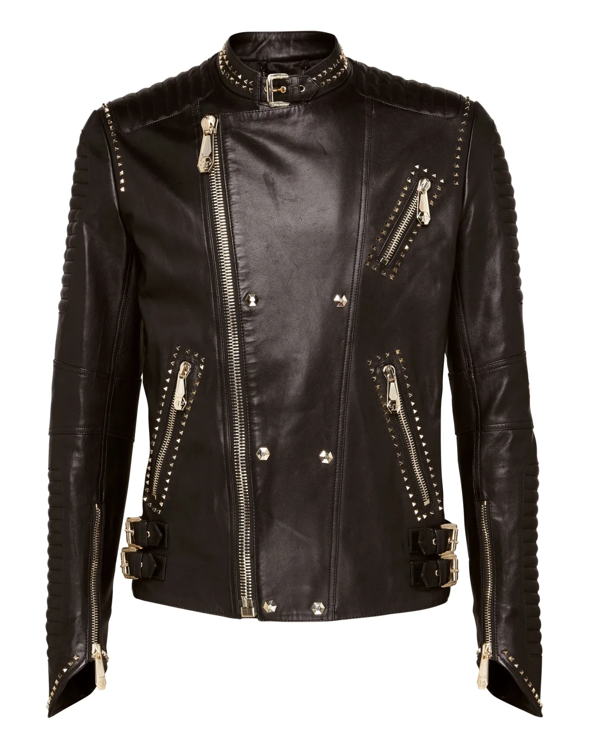 Leather Biker "Drive fast", цвет: Черный
