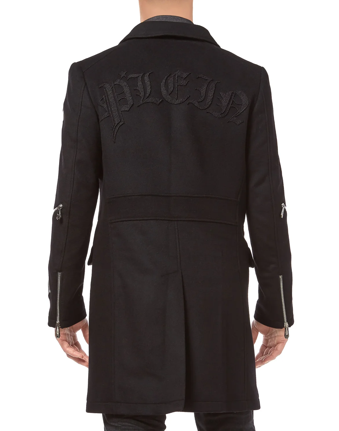 Coat Long "Zipped", цвет: Черный