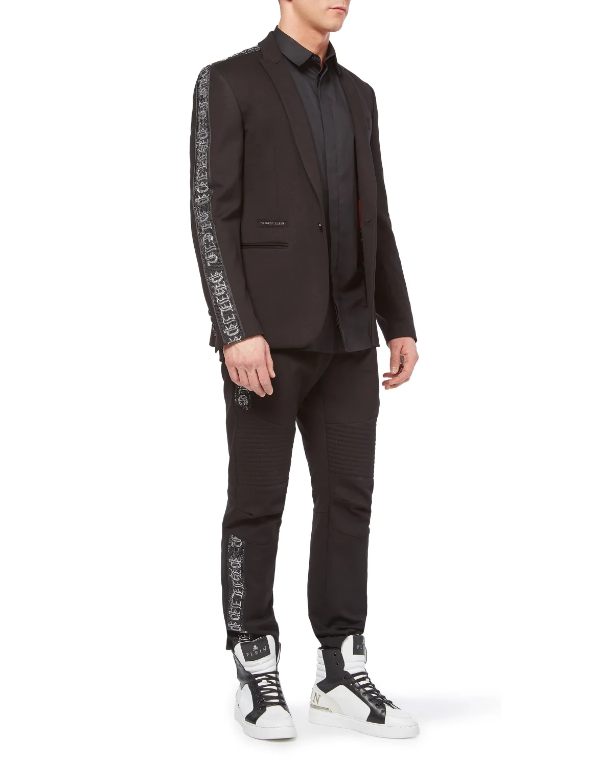 Jogging Trousers "Crystal stripes", цвет: Черный
