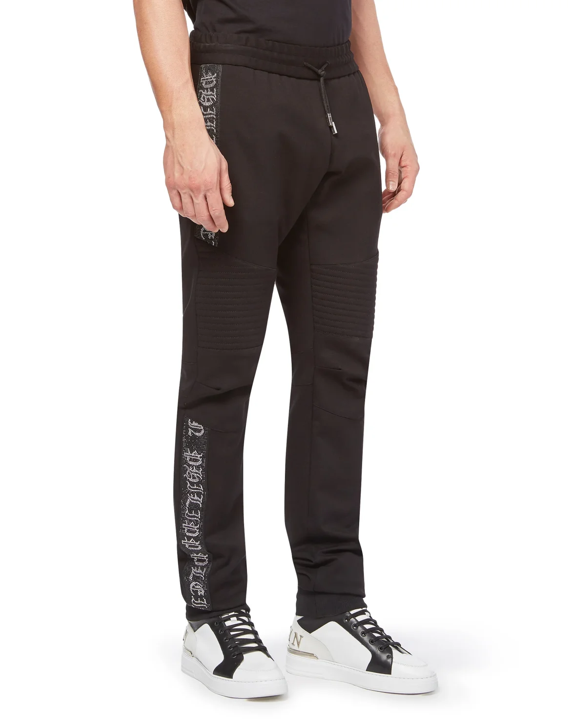 Jogging Trousers "Crystal stripes", цвет: Черный