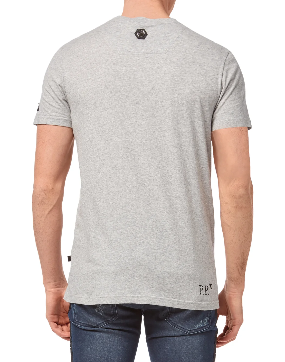 T-shirt Round Neck SS "My mind", цвет: Серый