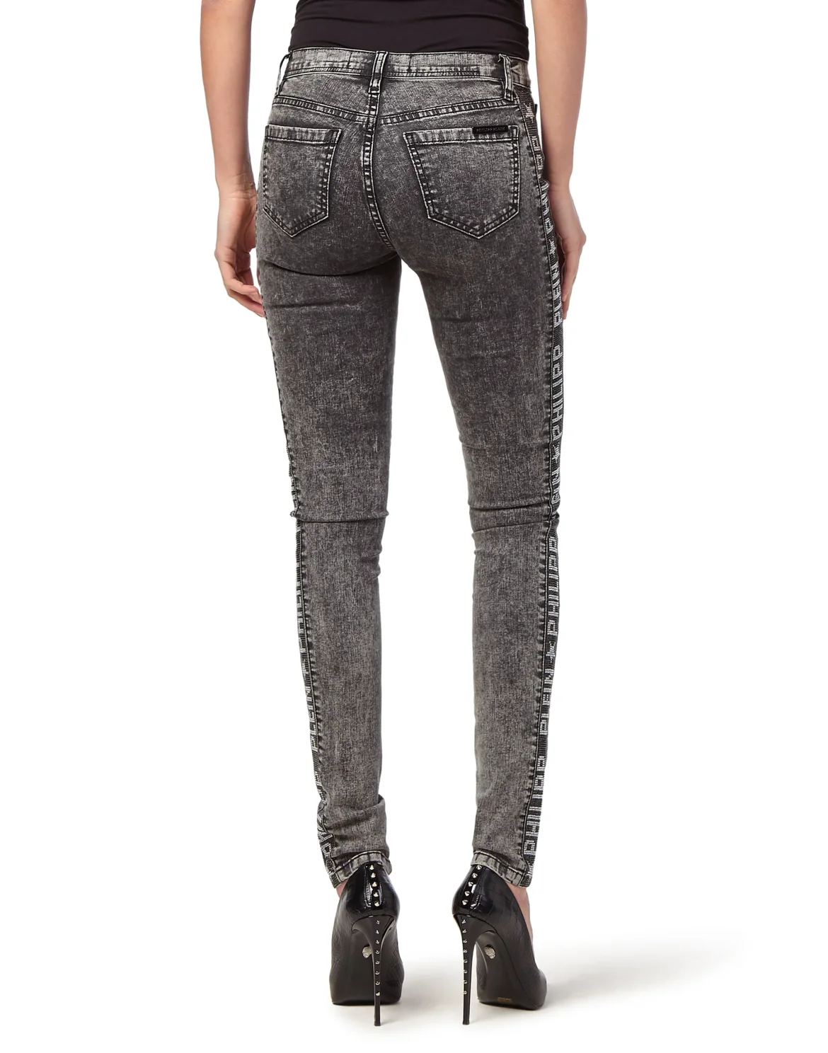 High Waist Jegging "Popular", цвет: Серый