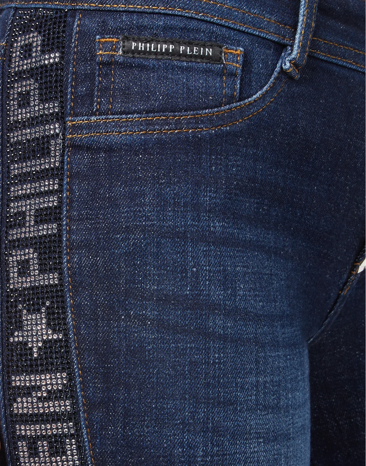 Jeggins "Philipp Plein Star", цвет: Синий