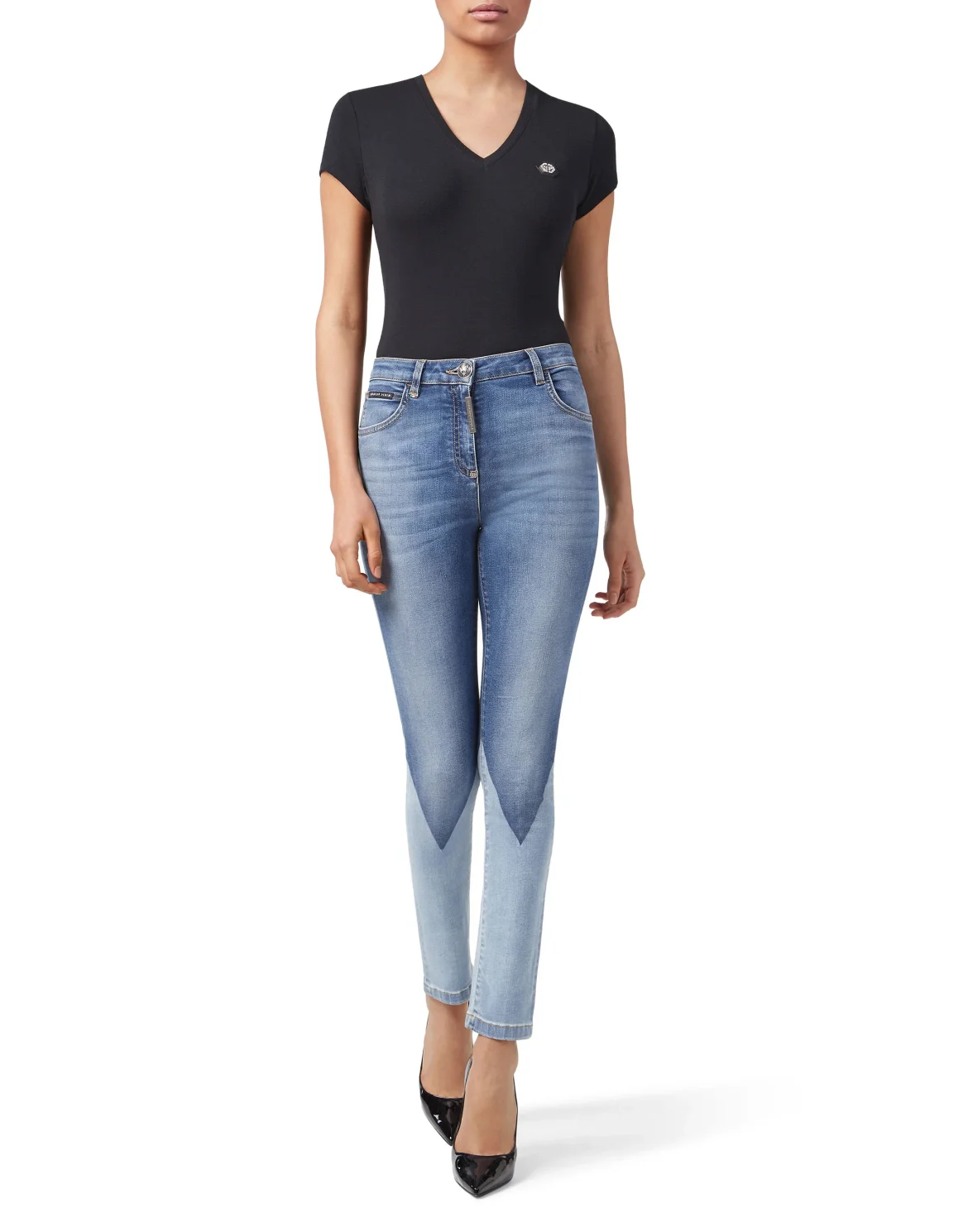 High Waist Jegging "One Type", цвет: Синий