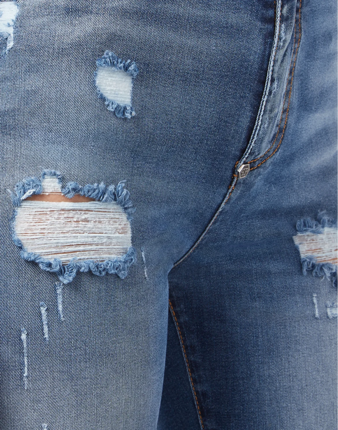 High Waist Slim Fit "Fly", цвет: Синий