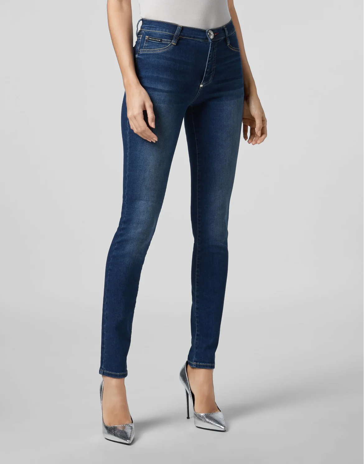 High Waist Jegging Angel, цвет: Синий
