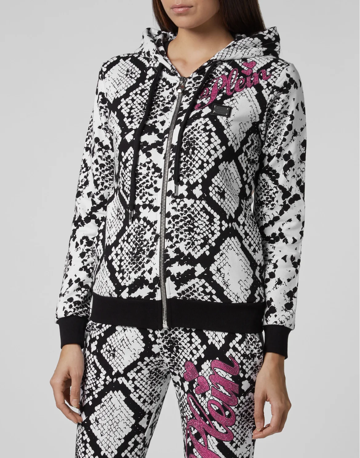 Hoodie Sweatjacket Python, цвет: Черный