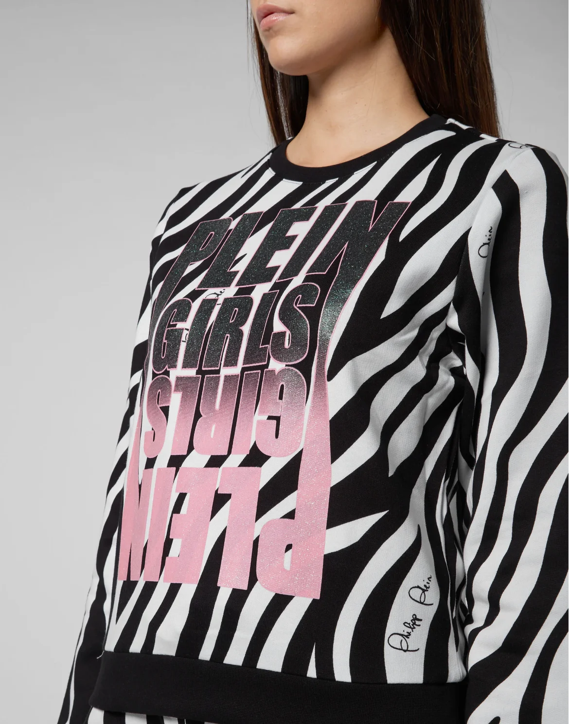 Sweatshirt LS Zebra, цвет: Черный