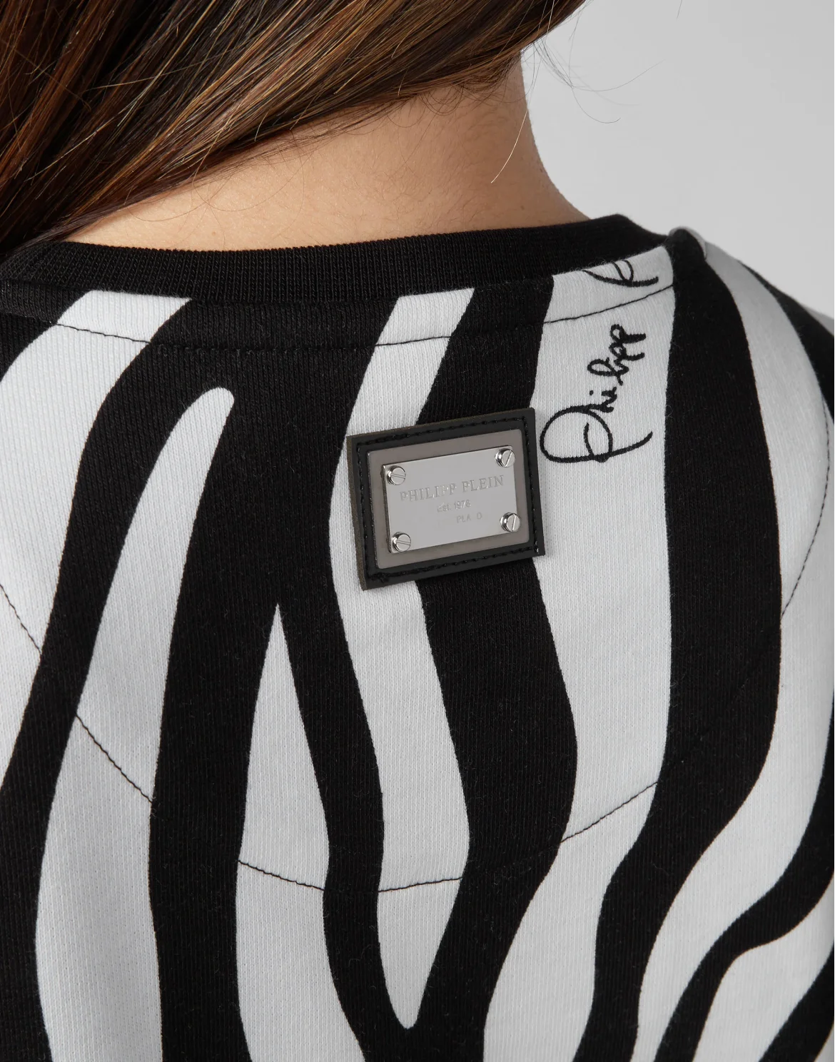 Sweatshirt LS Zebra, цвет: Черный