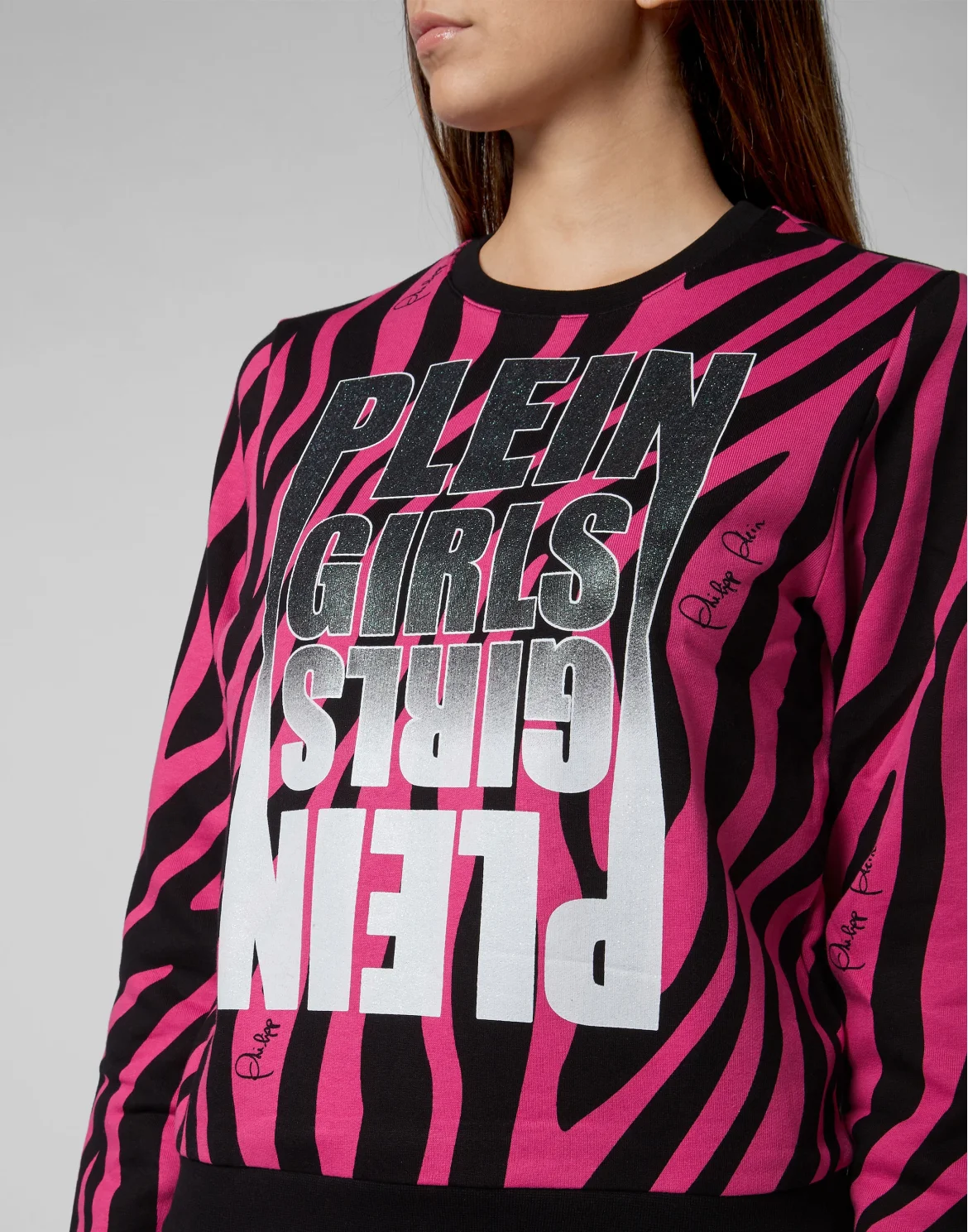 Sweatshirt LS Zebra, цвет: Черный